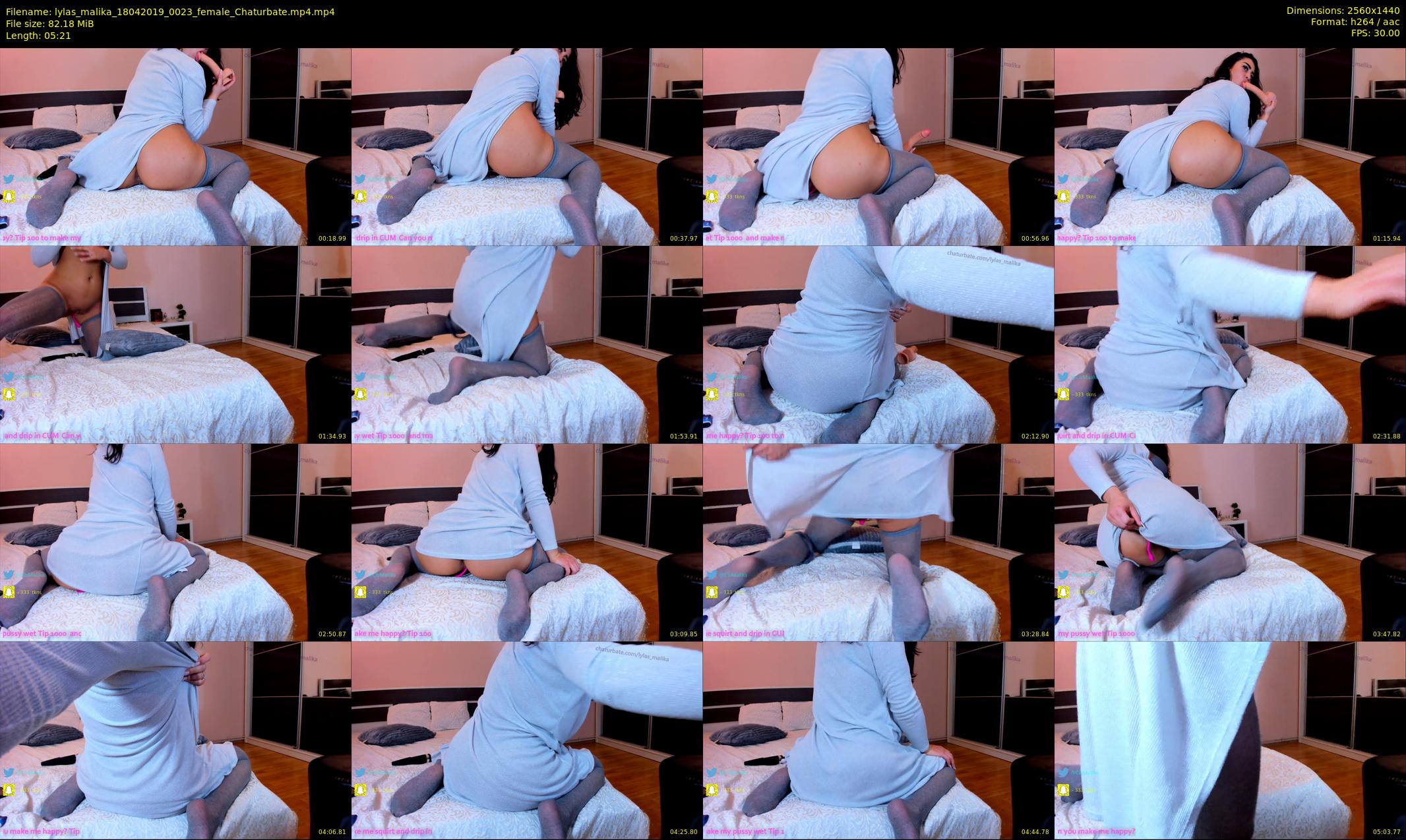 lylas_malika — 6 minute Chaturbate female cam show recording, 1080p, Apr 18, 2019