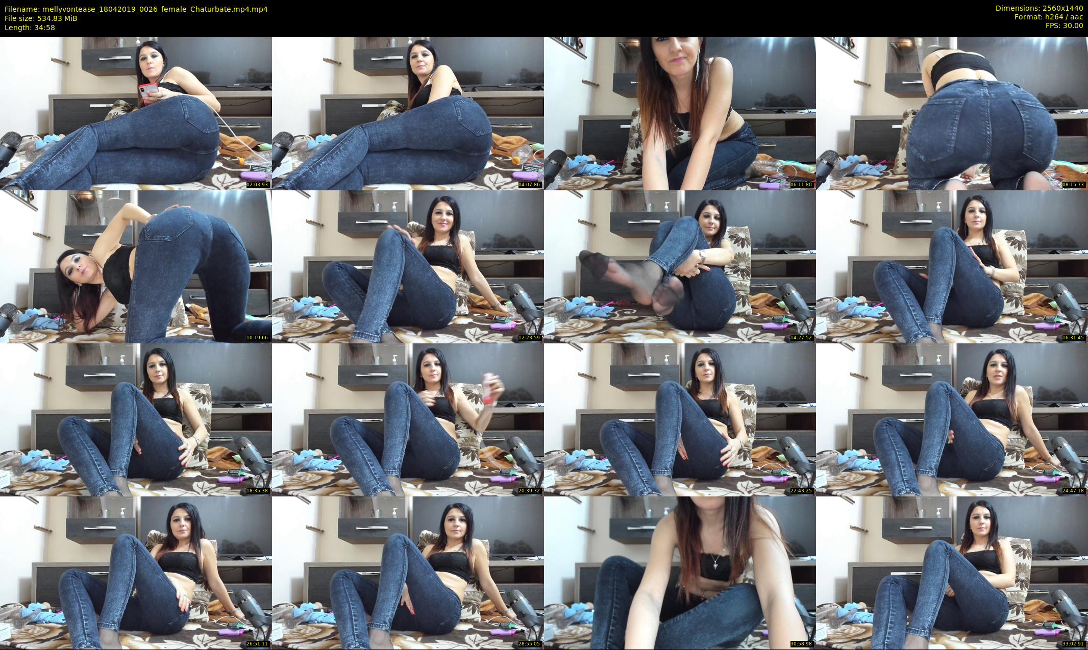 mellyvontease — 35 minute Chaturbate female cam show recording, 1080p, Apr 18, 2019