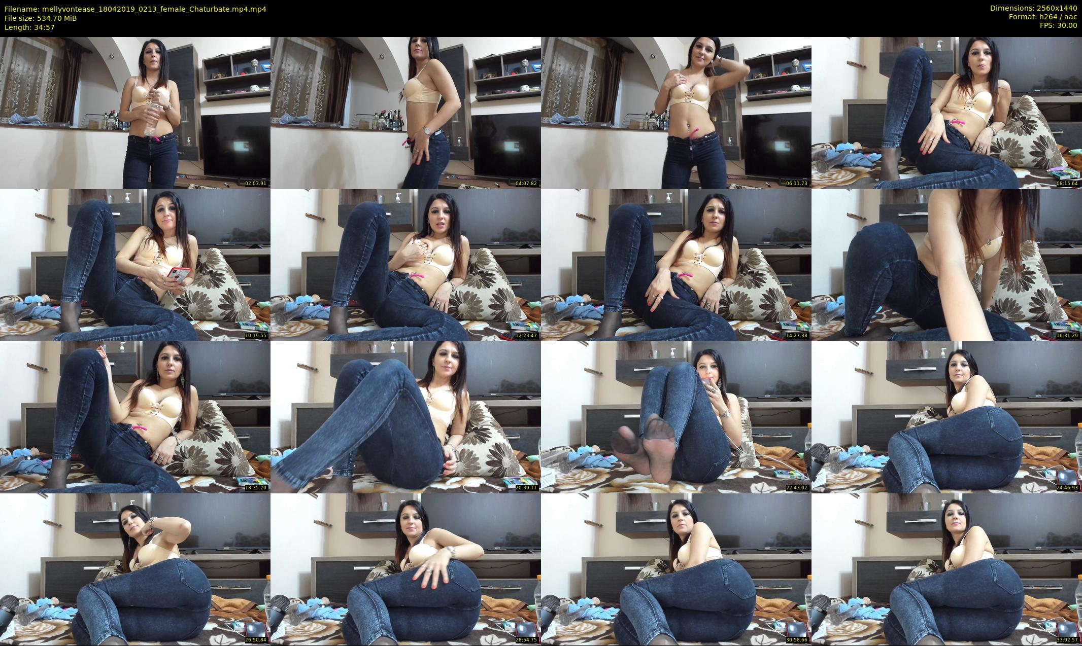 mellyvontease — 35 minute Chaturbate female cam show recording, 1080p, Apr 18, 2019