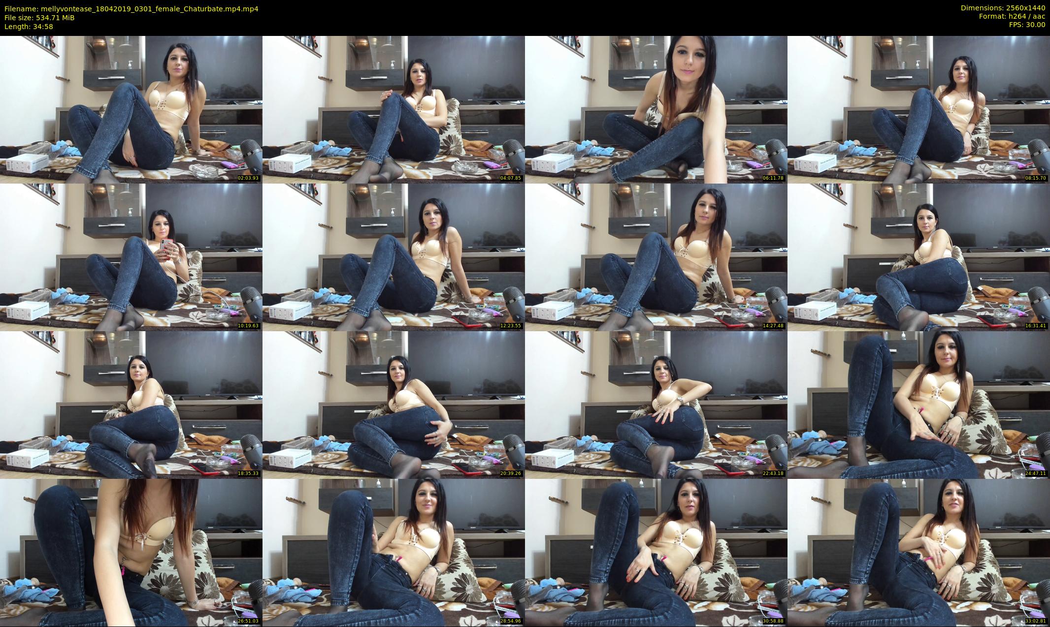 mellyvontease — 35 minute Chaturbate female cam show recording, 1080p, Apr 18, 2019