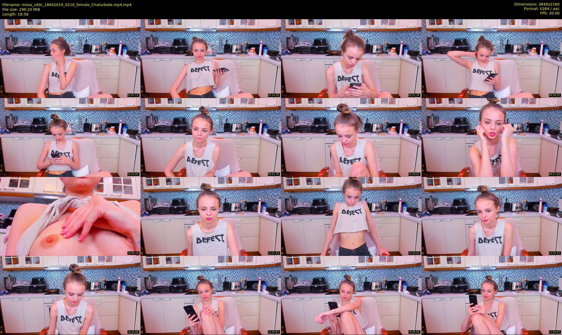 misss_vikki — 19 minute Chaturbate female cam show recording, 4K, Apr 18, 2019