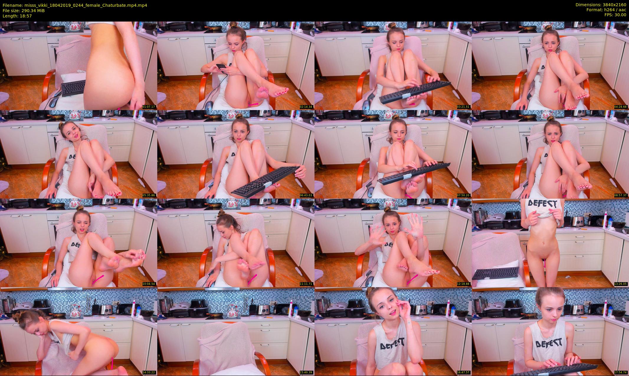 misss_vikki — 19 minute Chaturbate female cam show recording, 4K, Apr 18, 2019