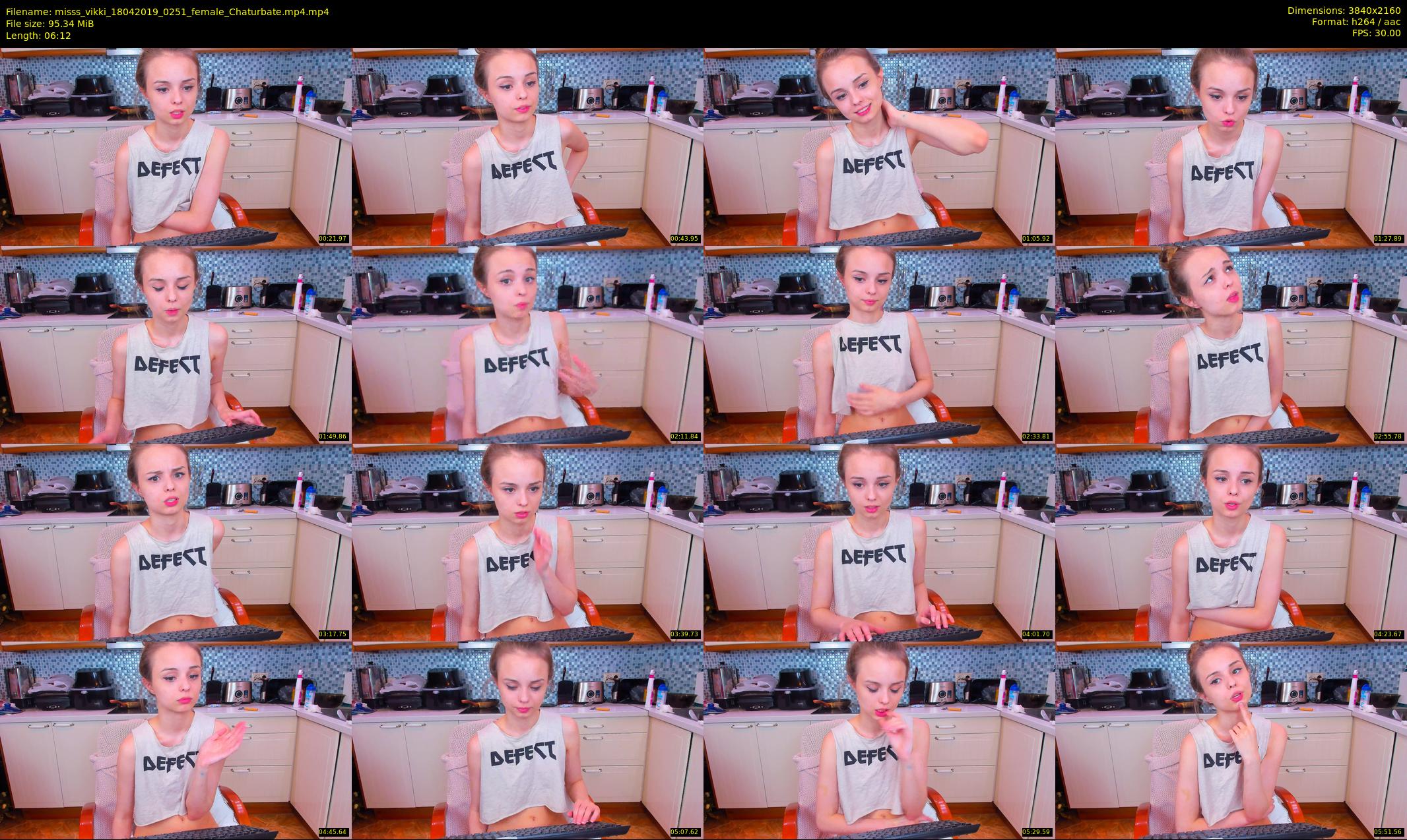 misss_vikki — 7 minute Chaturbate female cam show recording, 4K, Apr 18, 2019