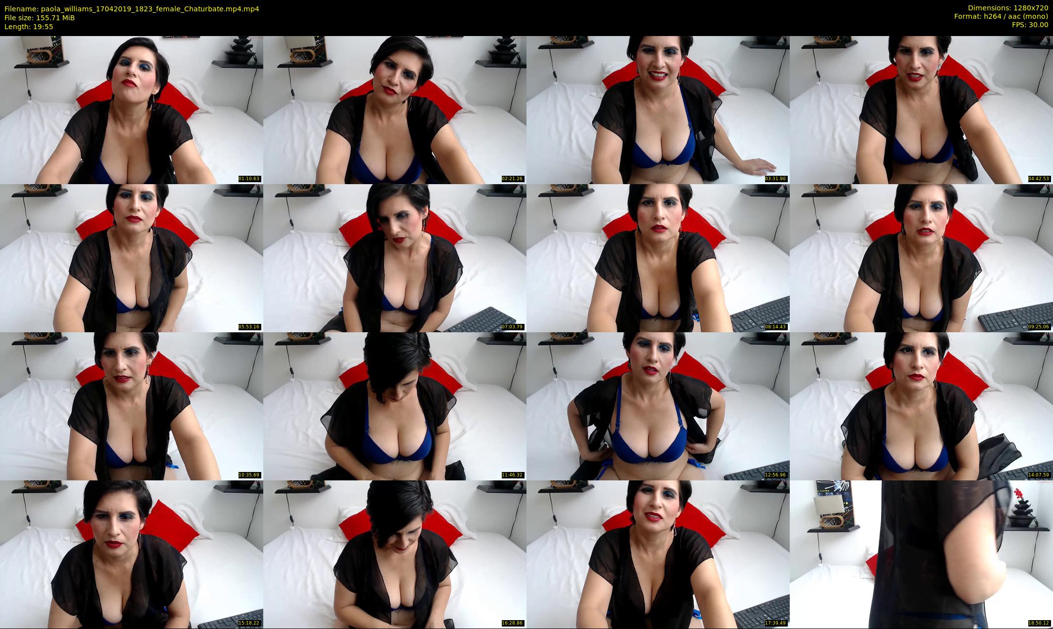 paola_williams — 20 minute Chaturbate female cam show recording, 720p, Apr 17, 2019