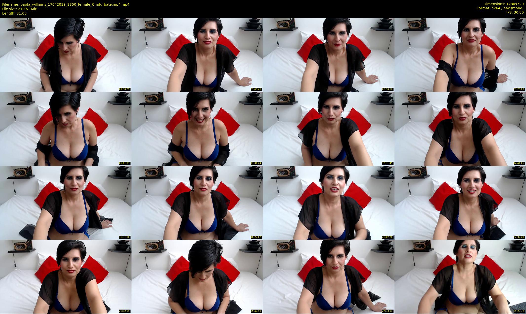 paola_williams — 32 minute Chaturbate female cam show recording, 720p, Apr 17, 2019