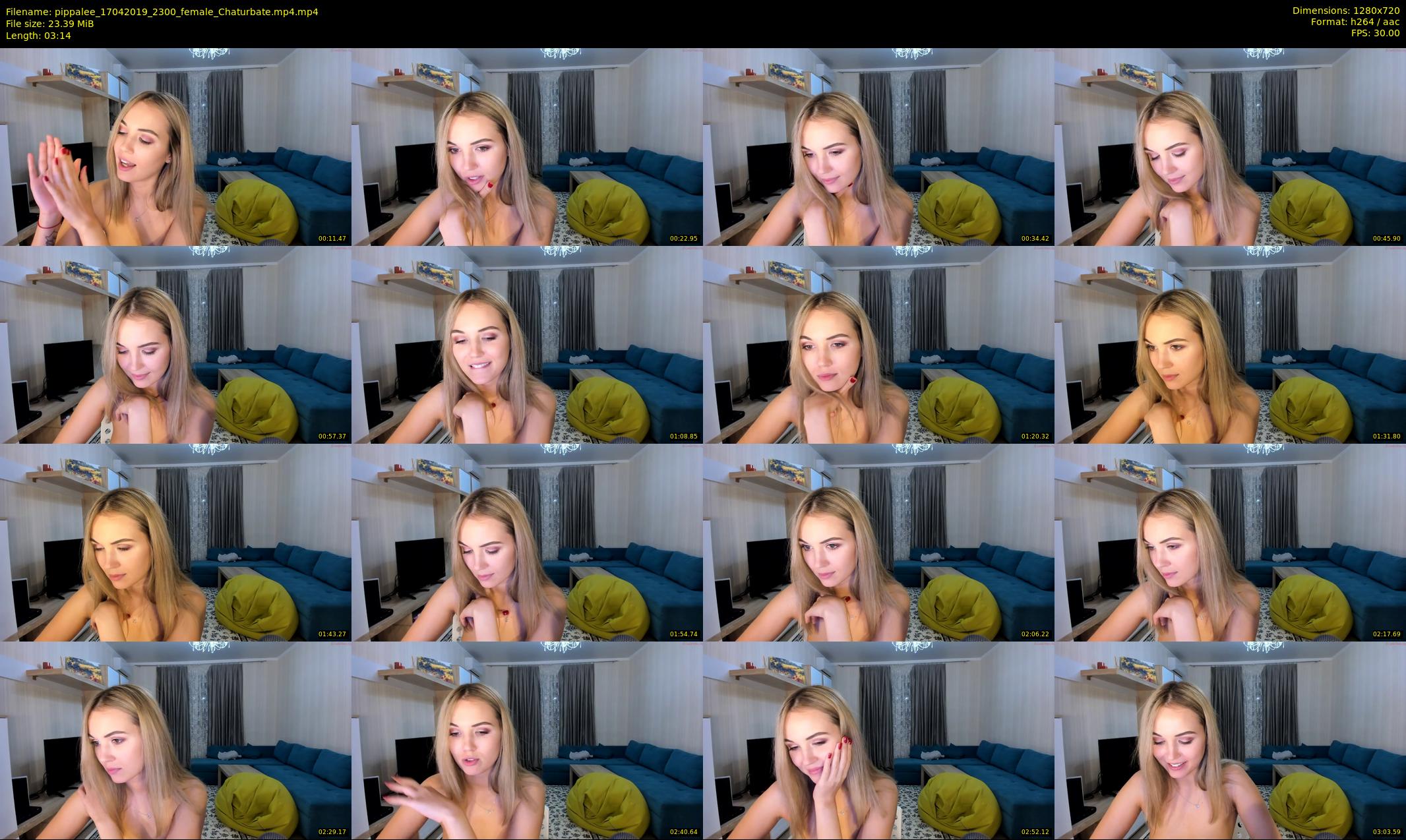pippalee — 4 minute Chaturbate female cam show recording, 720p, Apr 17, 2019