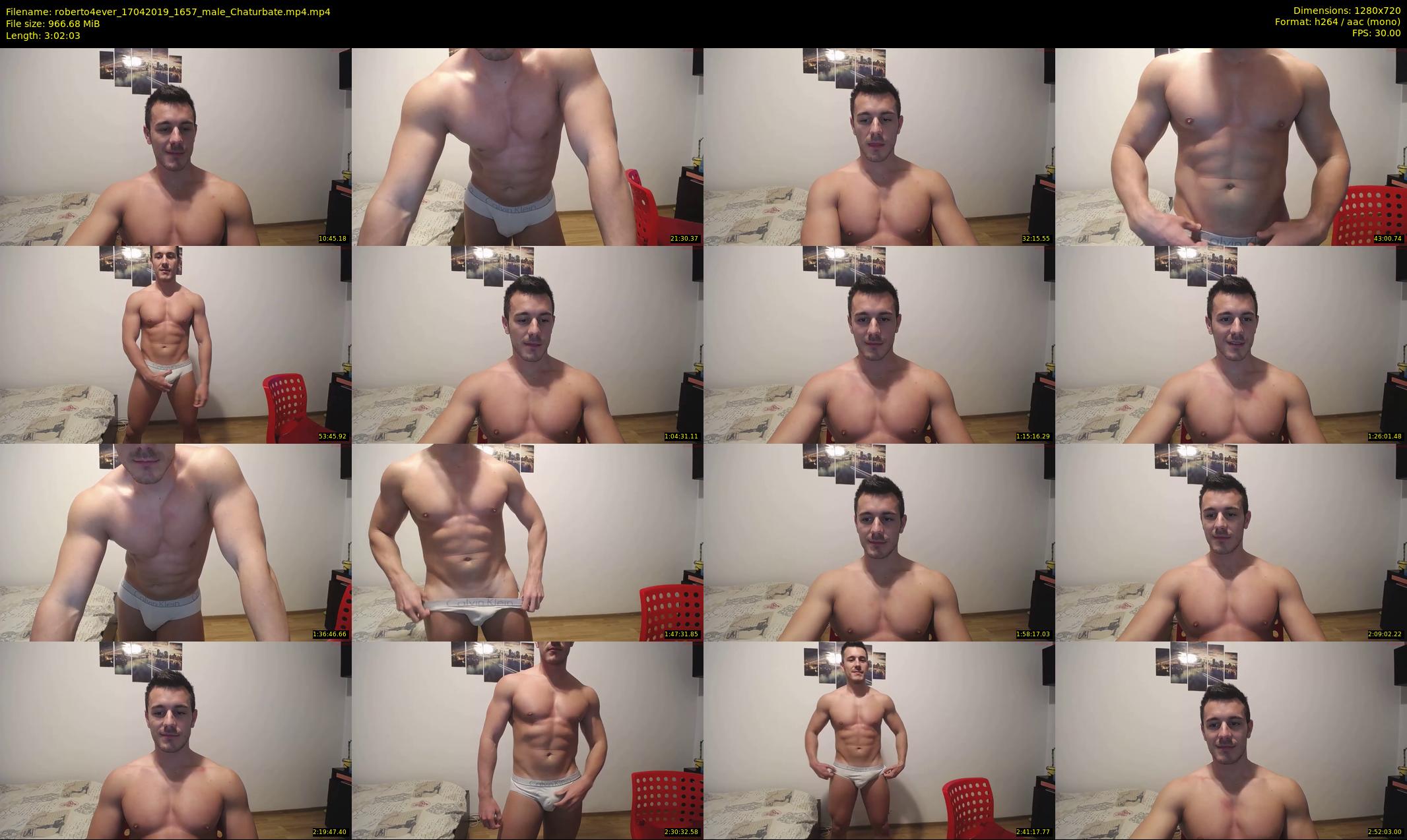roberto4ever — 183 minute Chaturbate male cam show recording, 720p, Apr 17, 2019