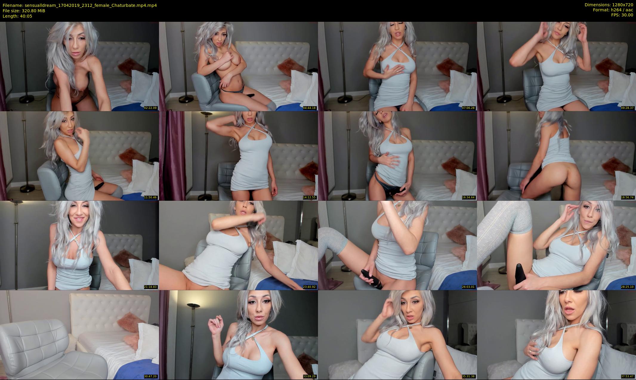 sensualldream — 41 minute Chaturbate female cam show recording, 720p, Apr 17, 2019