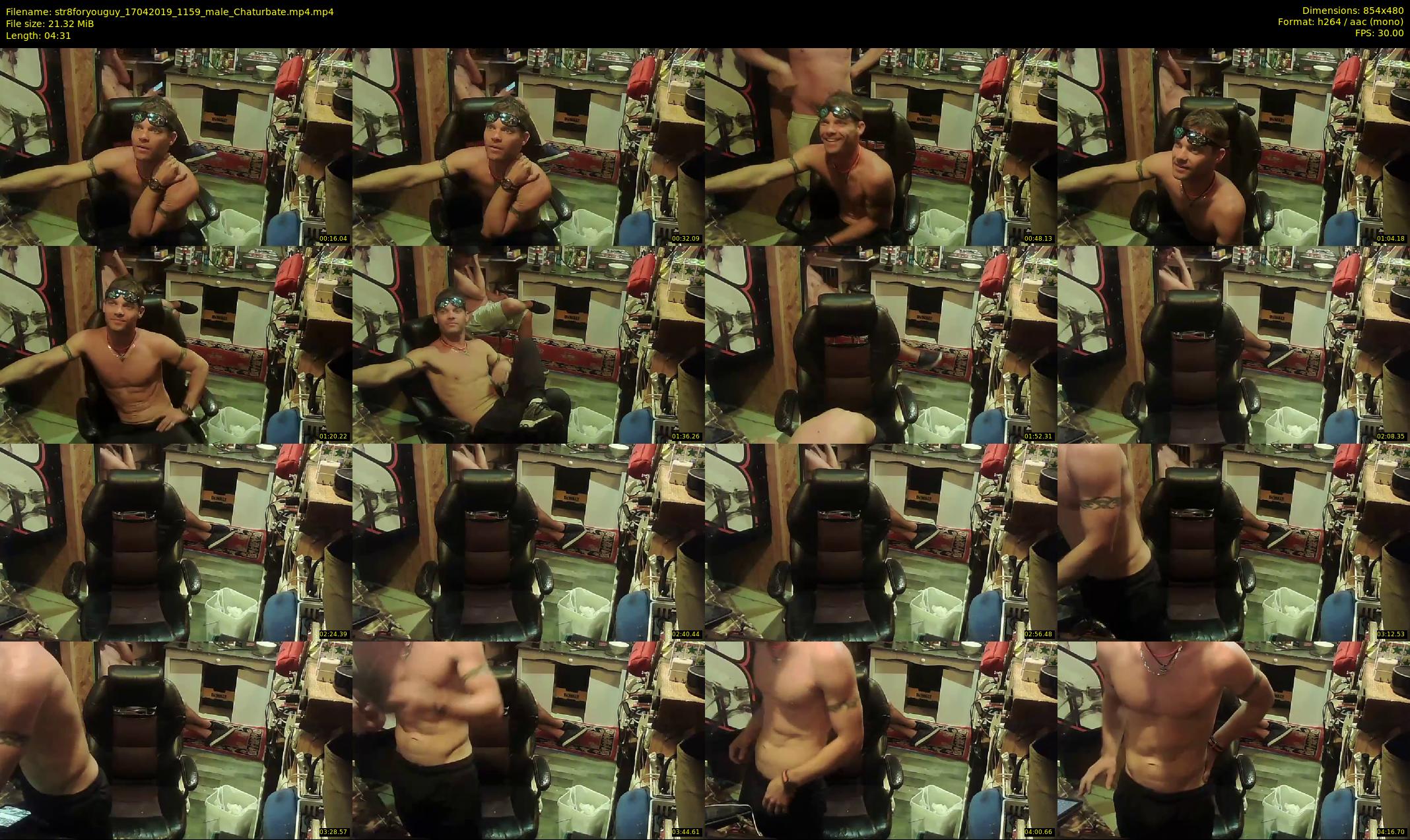 str8foryouguy — 5 minute Chaturbate male cam show recording, 480p, Apr 17, 2019