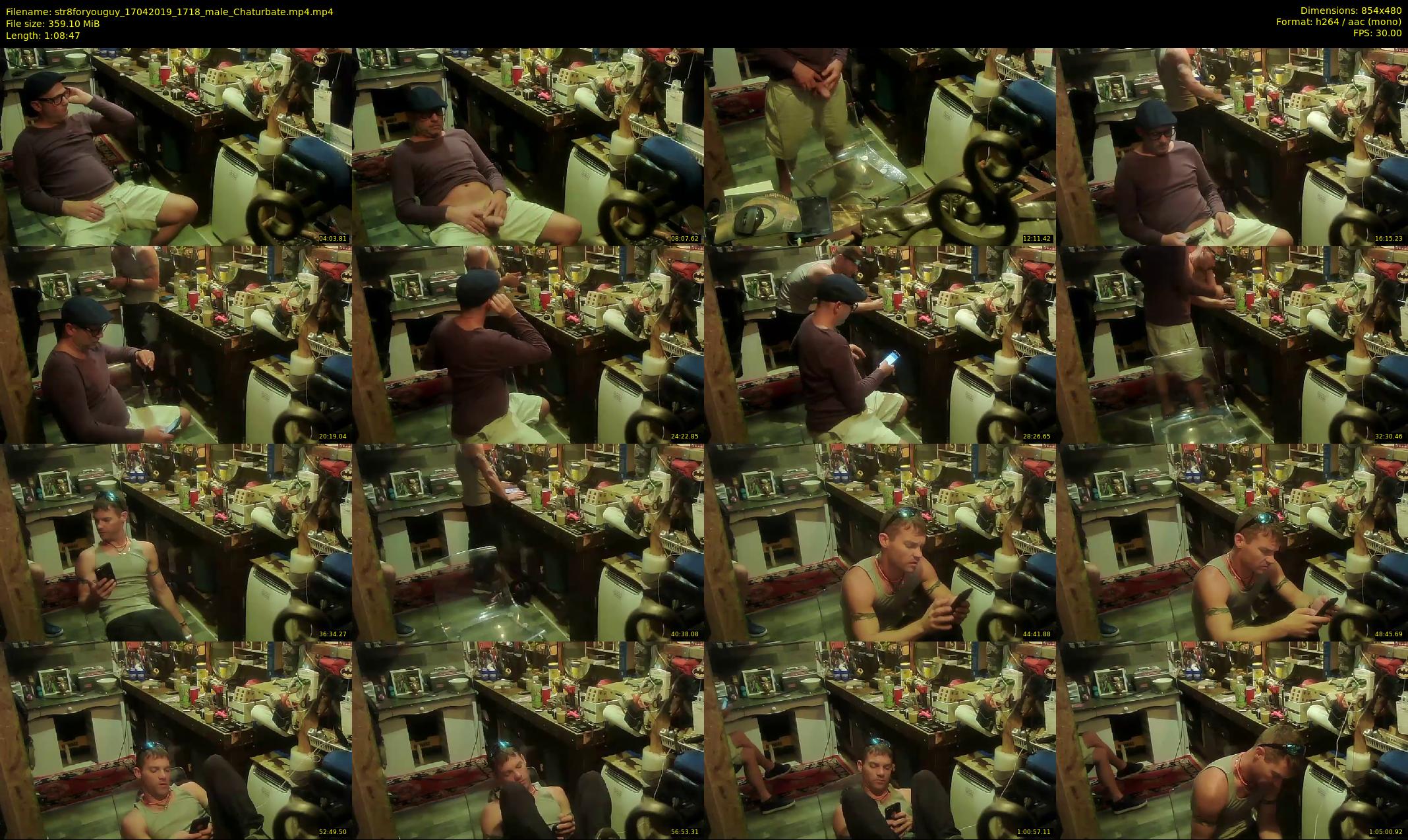 str8foryouguy — 69 minute Chaturbate male cam show recording, 480p, Apr 17, 2019