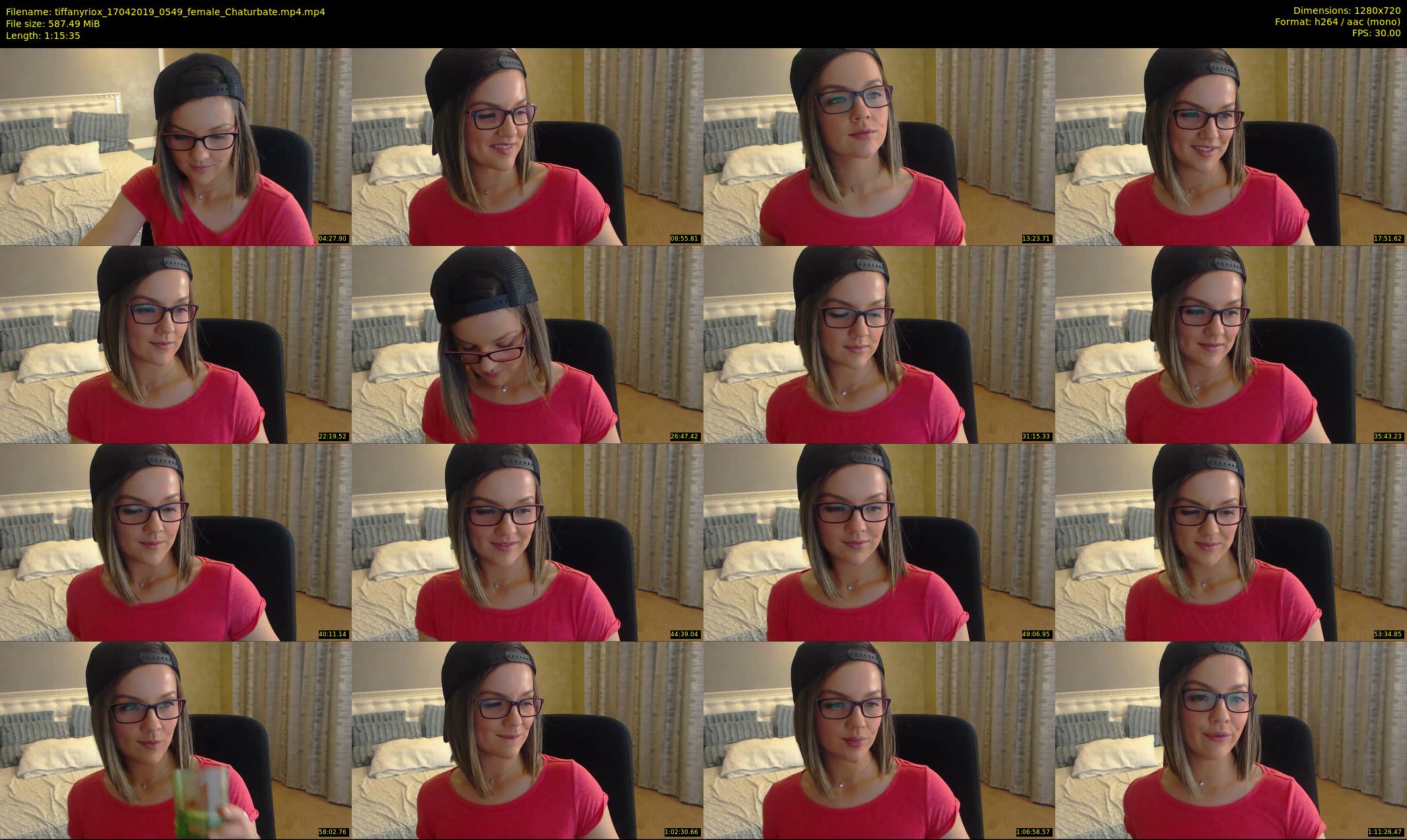 tiffanyriox — 76 minute Chaturbate female cam show recording, 720p, Apr 17, 2019