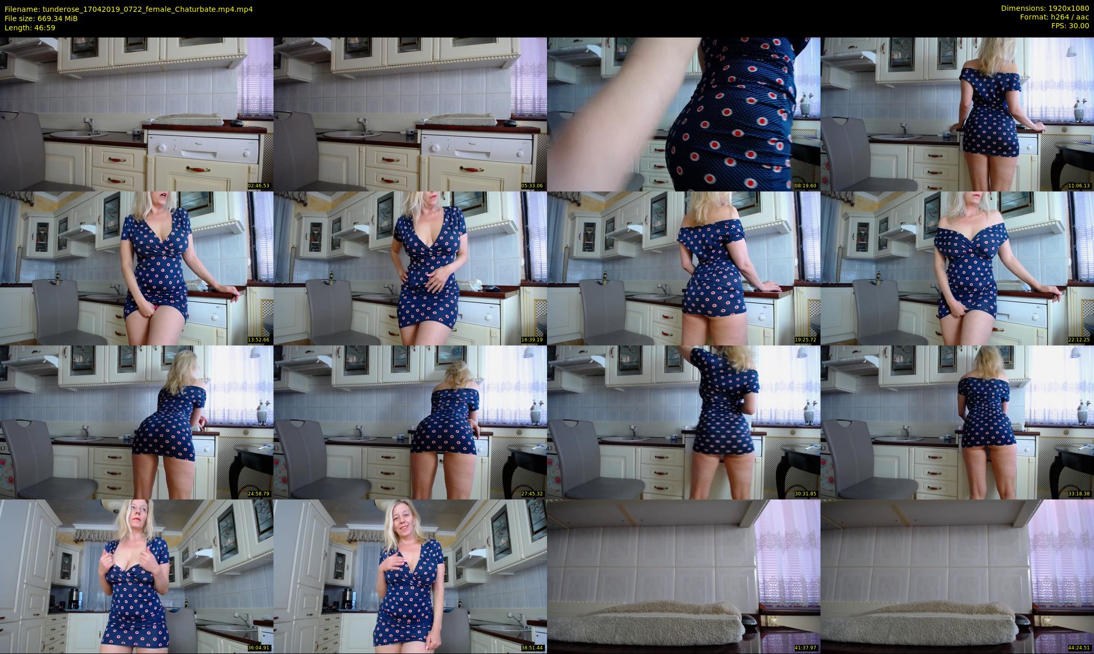 tunderose — 47 minute Chaturbate female cam show recording, 1080p, Apr 17, 2019