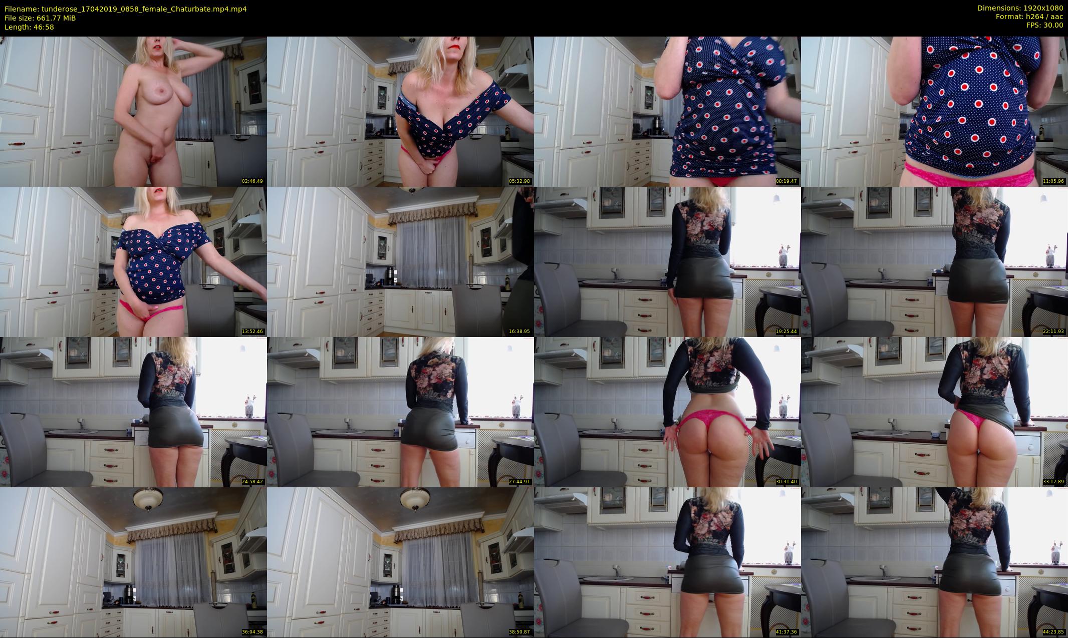 tunderose — 47 minute Chaturbate female cam show recording, 1080p, Apr 17, 2019