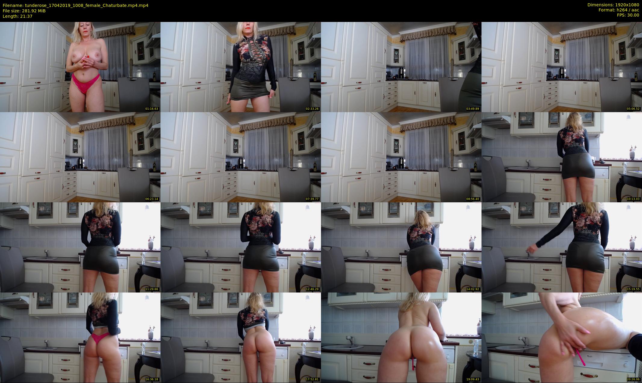 tunderose — 22 minute Chaturbate female cam show recording, 1080p, Apr 17, 2019
