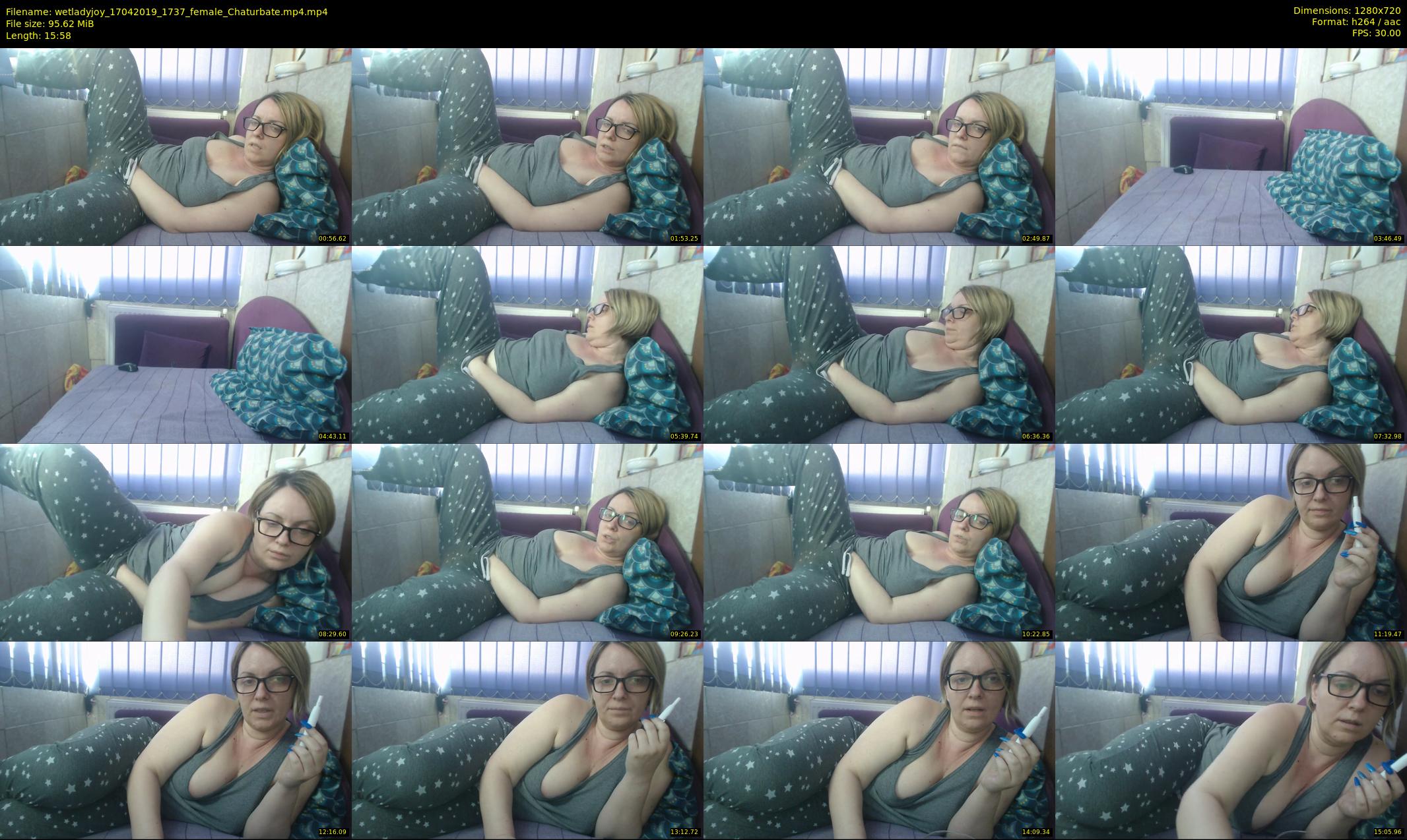 wetladyjoy — 16 minute Chaturbate female cam show recording, 720p, Apr 17, 2019