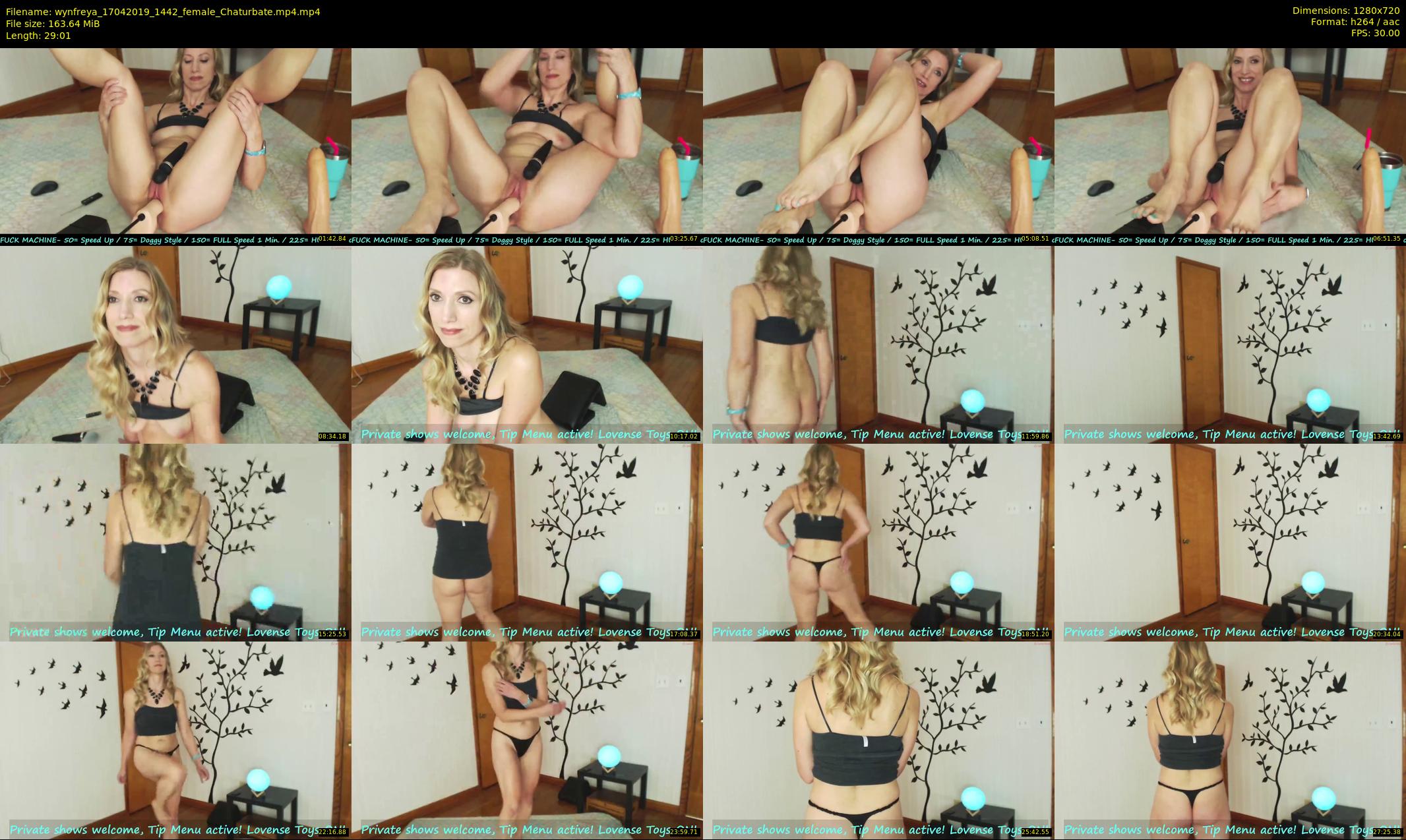wynfreya — 30 minute Chaturbate female cam show recording, 720p, Apr 17, 2019
