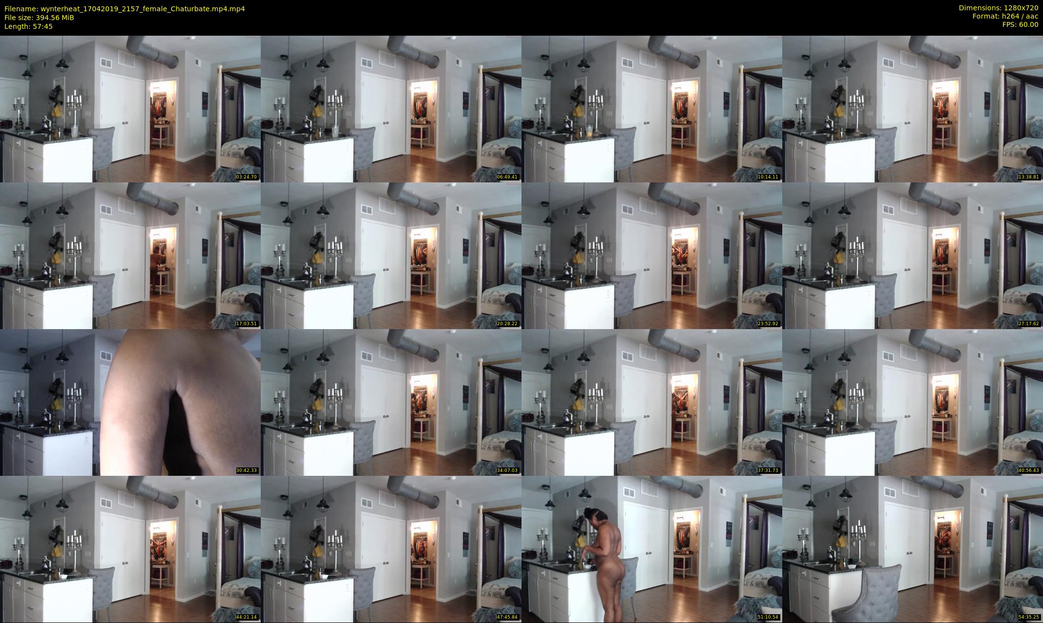 wynterheat — 58 minute Chaturbate female cam show recording, 720p, Apr 17, 2019