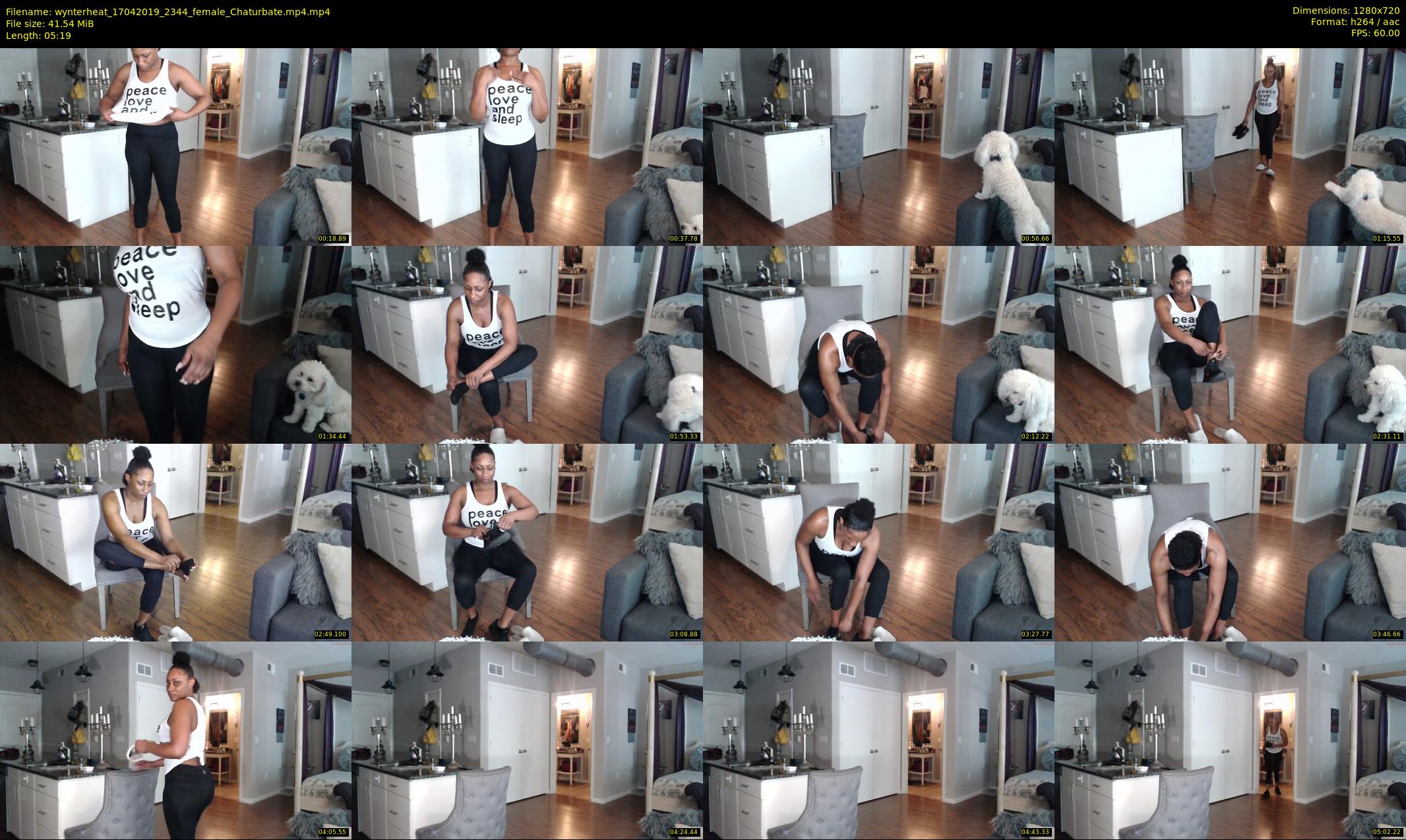 wynterheat — 6 minute Chaturbate female cam show recording, 720p, Apr 17, 2019