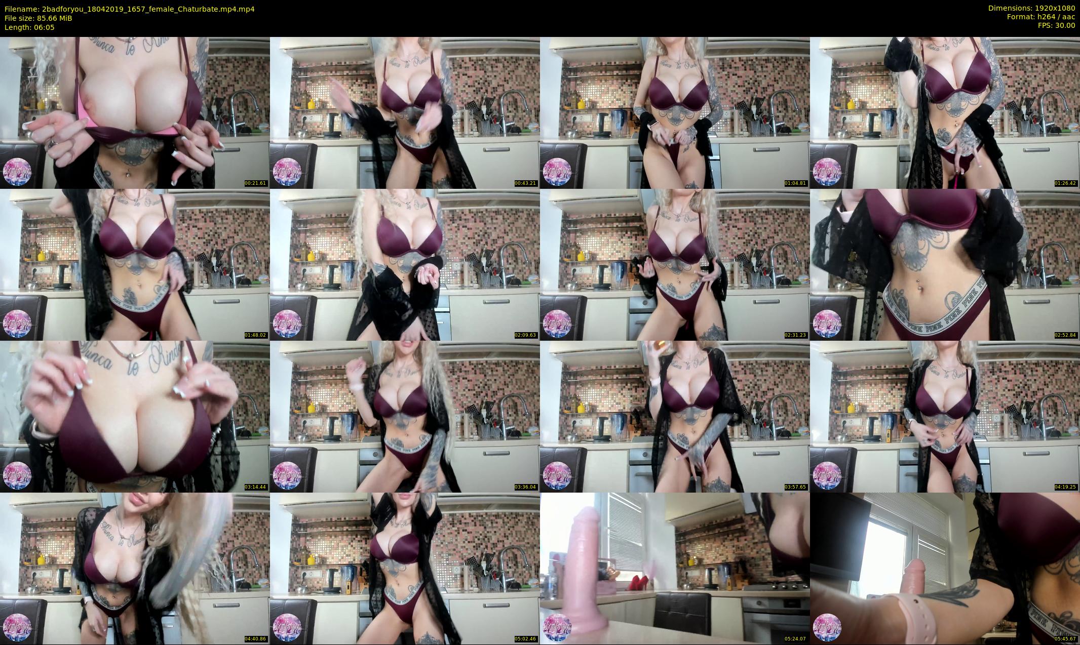 2badforyou — 7 minute Chaturbate couple cam show recording, 1080p, Apr 18, 2019