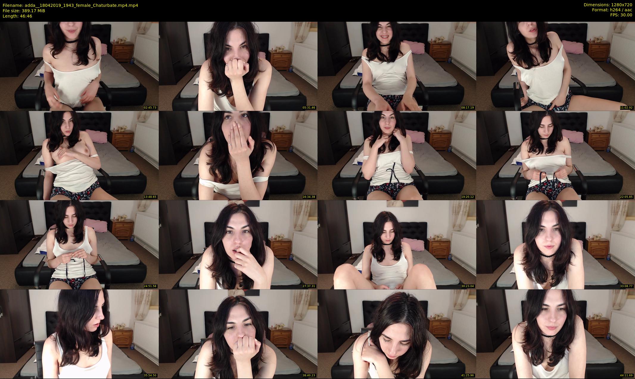 adda_ — 47 minute Chaturbate female cam show recording, 720p, Apr 18, 2019