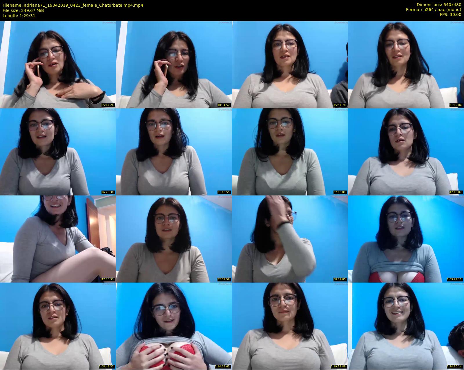 adriana71 — 90 minute Chaturbate couple cam show recording, 480p, Apr 19, 2019