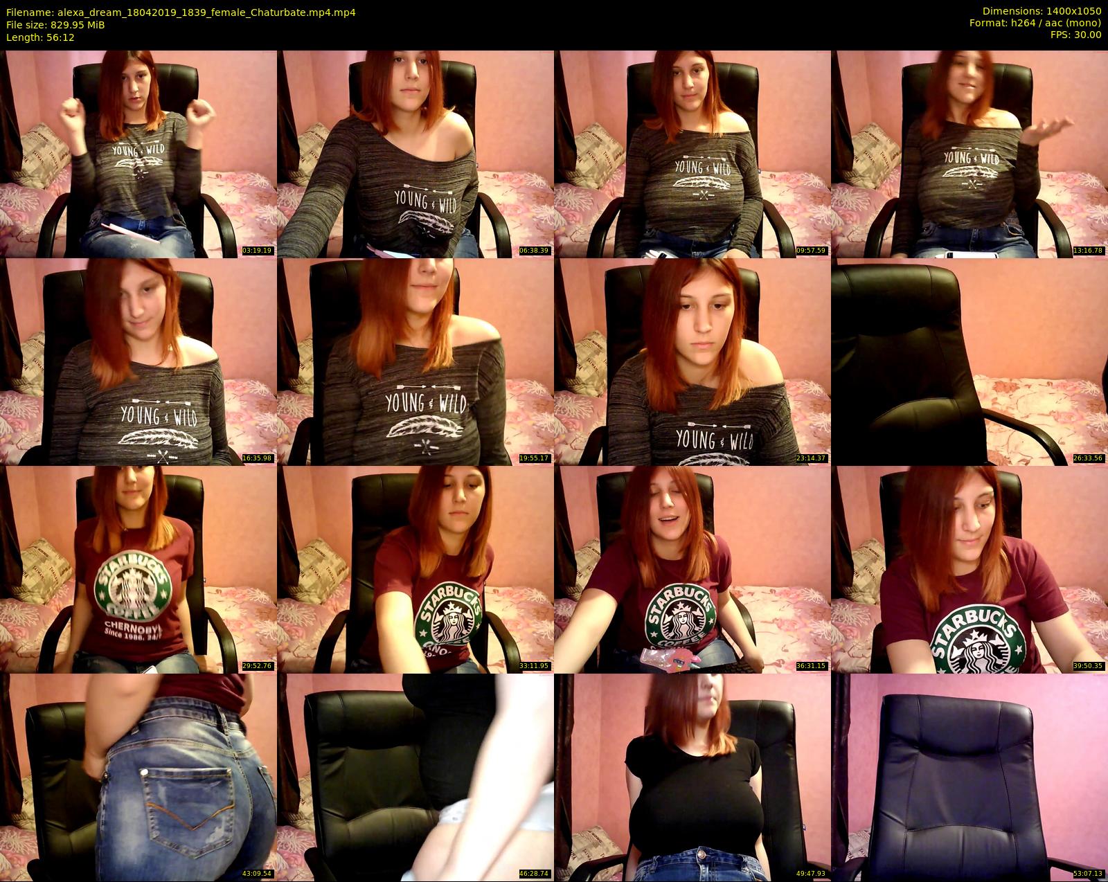 alexa_dream — 57 minute Chaturbate female cam show recording, 720p, Apr 18, 2019