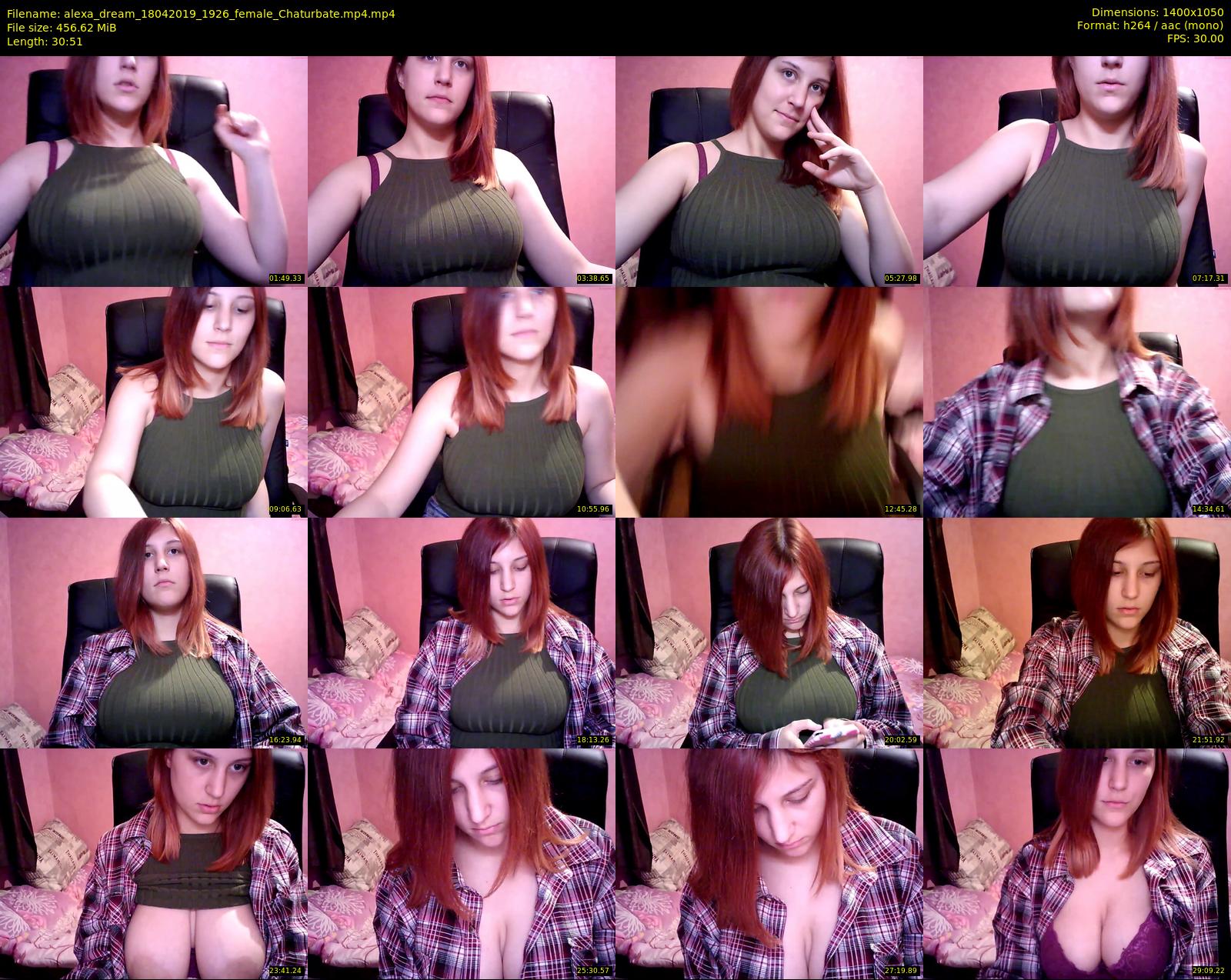 alexa_dream — 31 minute Chaturbate female cam show recording, 720p, Apr 18, 2019