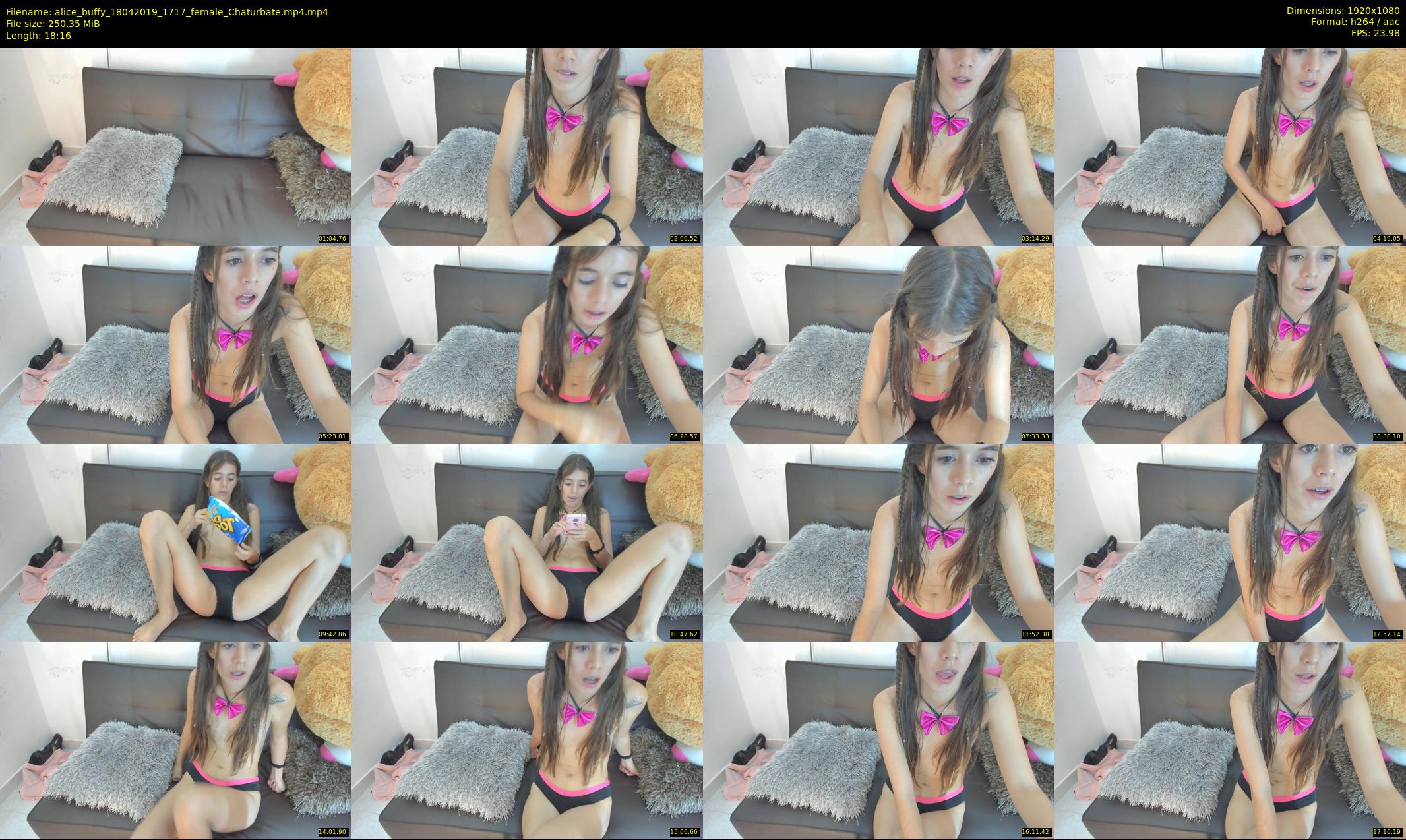 alice_buffy — 19 minute Chaturbate female cam show recording, 1080p, Apr 18, 2019
