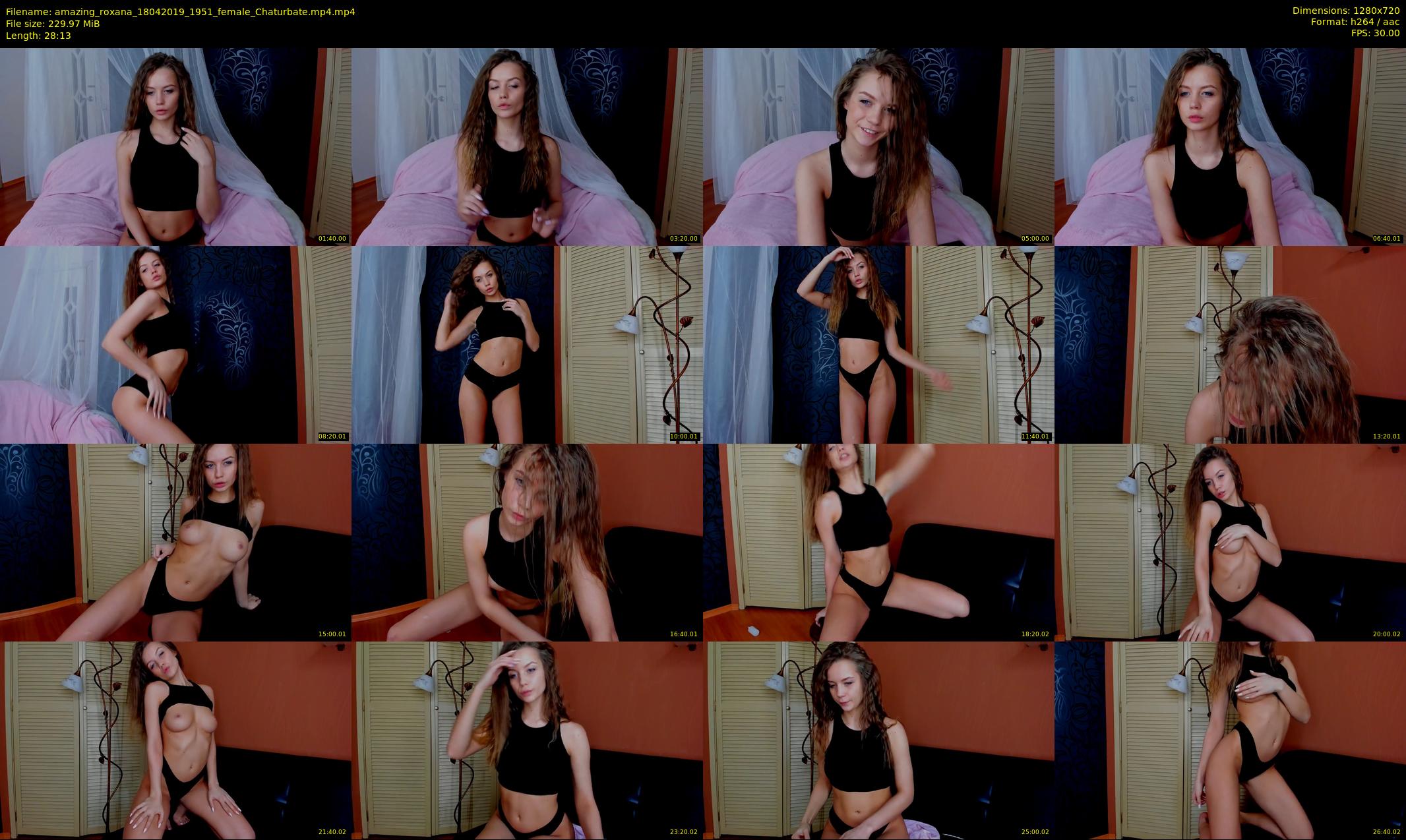 amazing_roxana — 29 minute Chaturbate female cam show recording, 720p, Apr 18, 2019