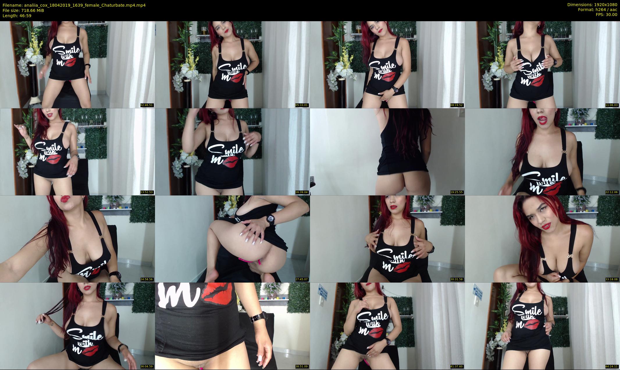 analiia_cox — 47 minute Chaturbate female cam show recording, 1080p, Apr 18, 2019