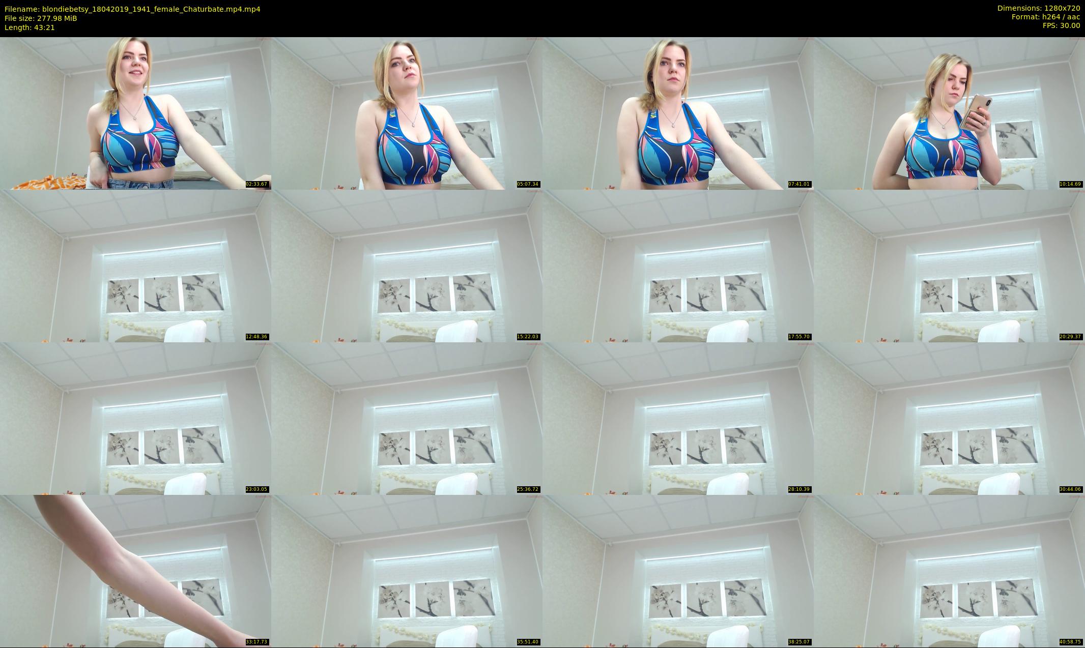 blondiebetsy — 44 minute Chaturbate female cam show recording, 720p, Apr 18, 2019
