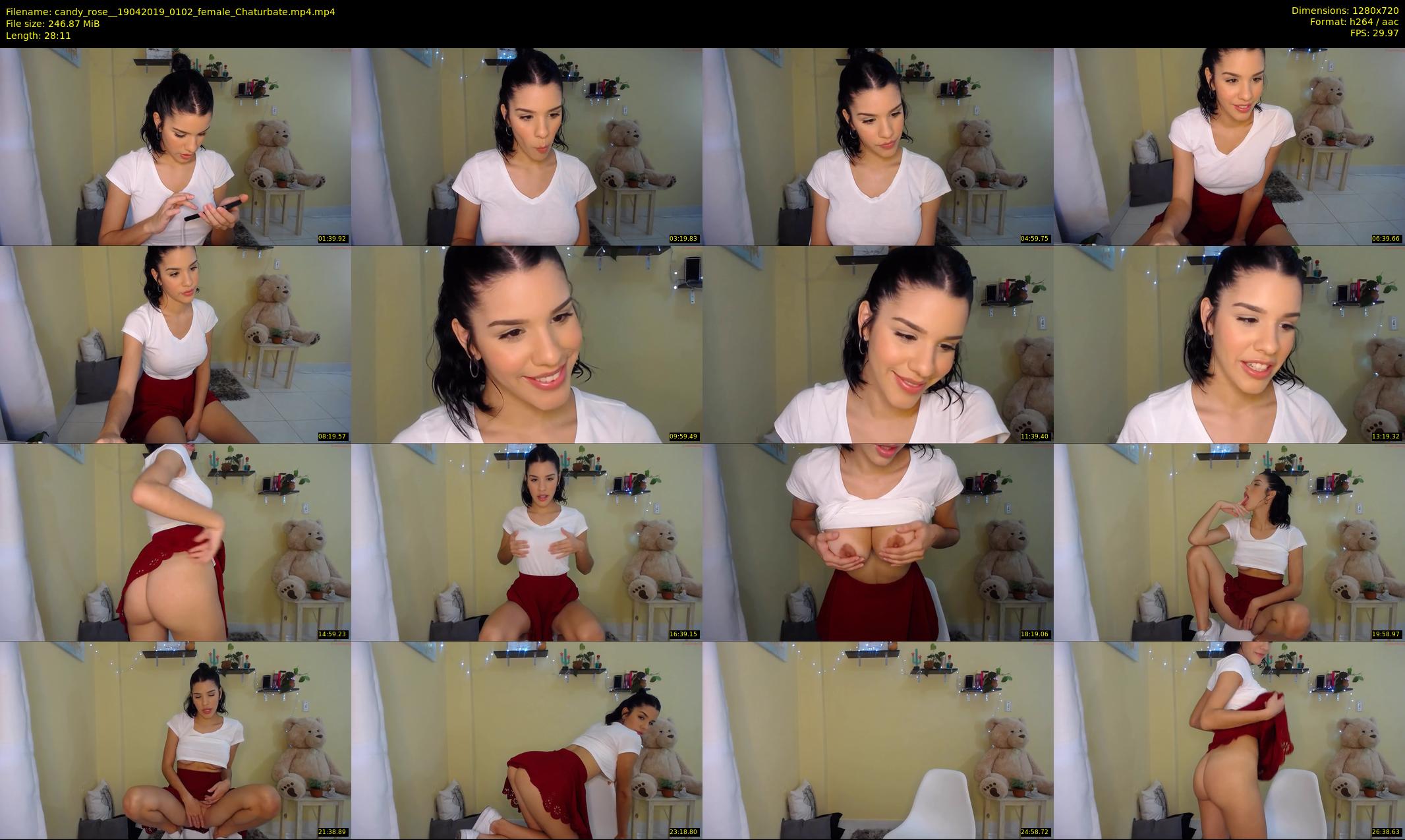 candy_rose_ — 29 minute Chaturbate female cam show recording, 720p, Apr 19, 2019