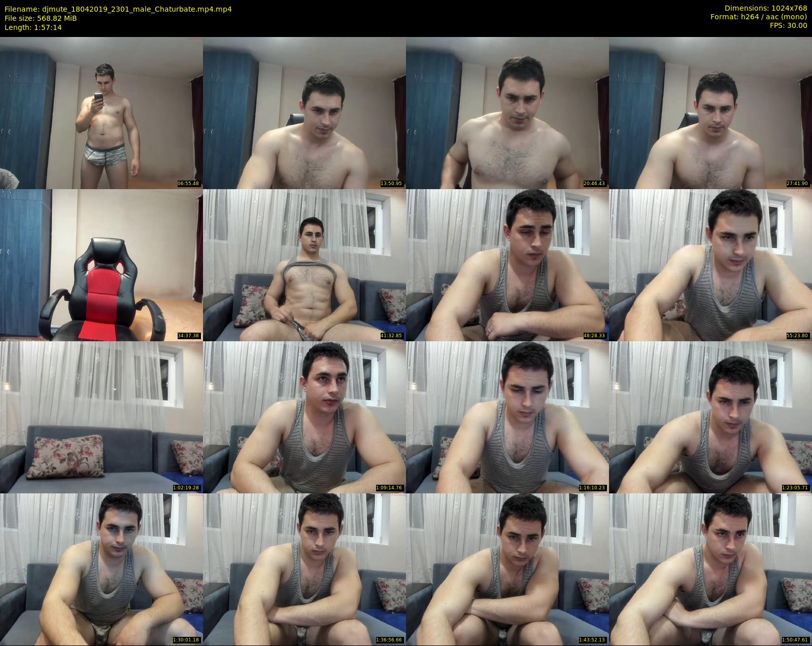 djmute — 118 minute Chaturbate male cam show recording, 720p, Apr 18, 2019