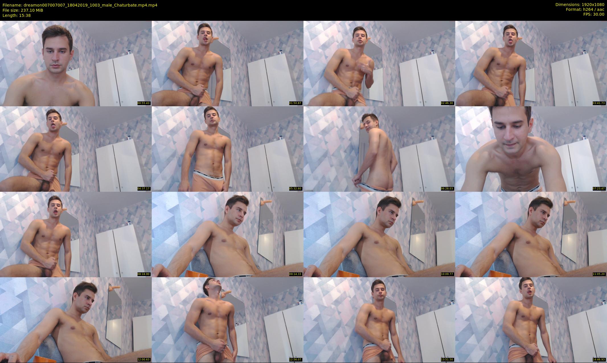 dreamon007007007 — 16 minute Chaturbate male cam show recording, 1080p, Apr 18, 2019