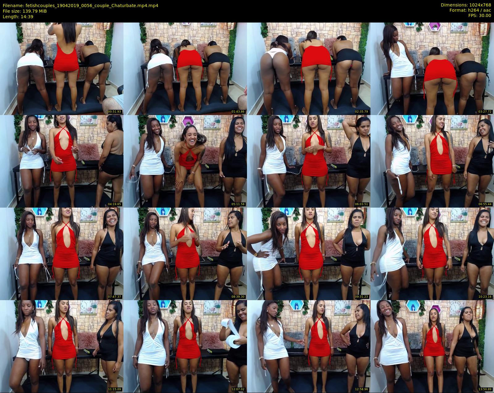 fetishcouples — 15 minute Chaturbate couple cam show recording, 720p, Apr 19, 2019