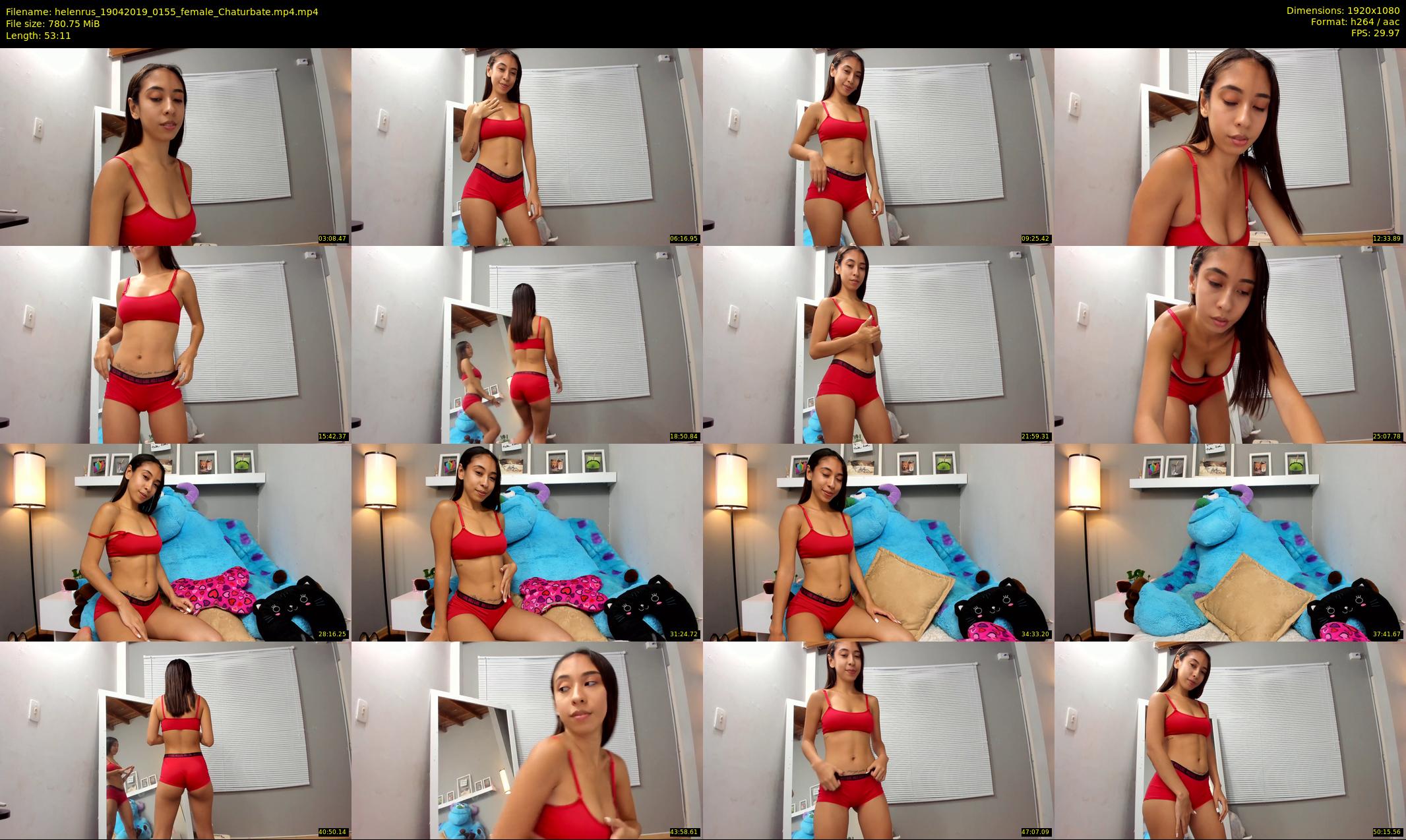 helenrus — 54 minute Chaturbate female cam show recording, 1080p, Apr 19, 2019