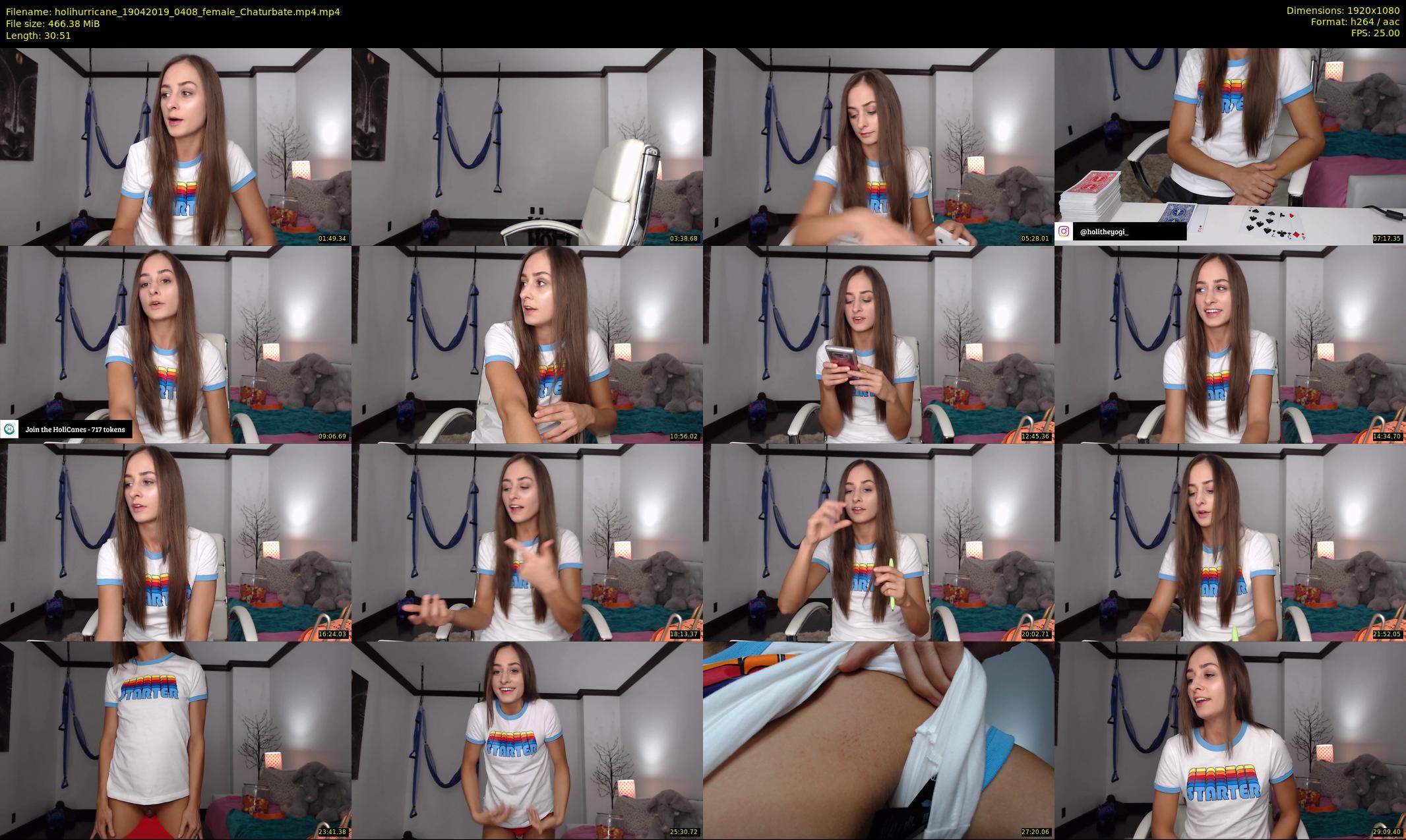 holihurricane — 31 minute Chaturbate female cam show recording, 1080p, Apr 19, 2019