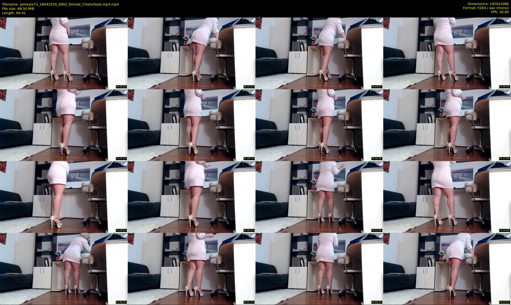 jameyla73 — 5 minute Chaturbate female cam show recording, 1080p, Apr 18, 2019
