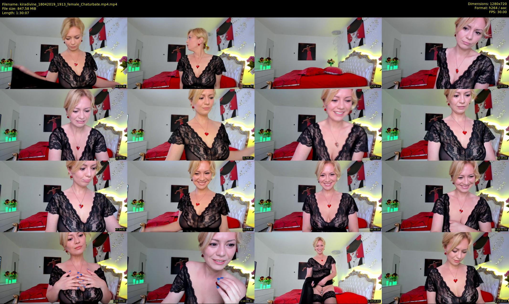 kiradivine — 91 minute Chaturbate female cam show recording, 720p, Apr 18, 2019