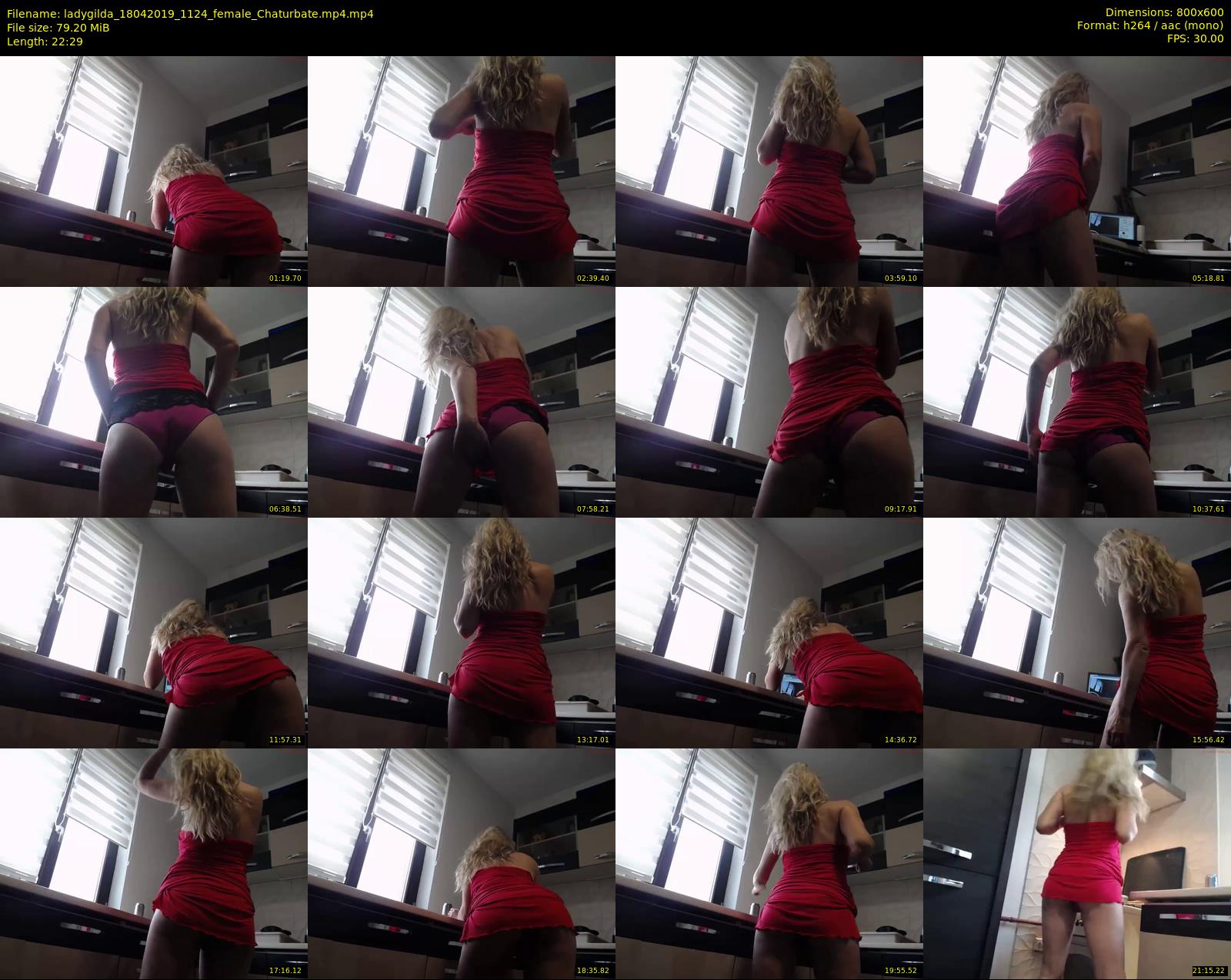 ladygilda — 23 minute Chaturbate female cam show recording, 480p, Apr 18, 2019
