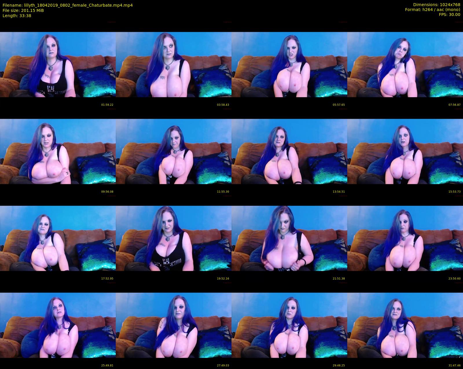 lillyth — 34 minute Chaturbate female cam show recording, 720p, Apr 18, 2019