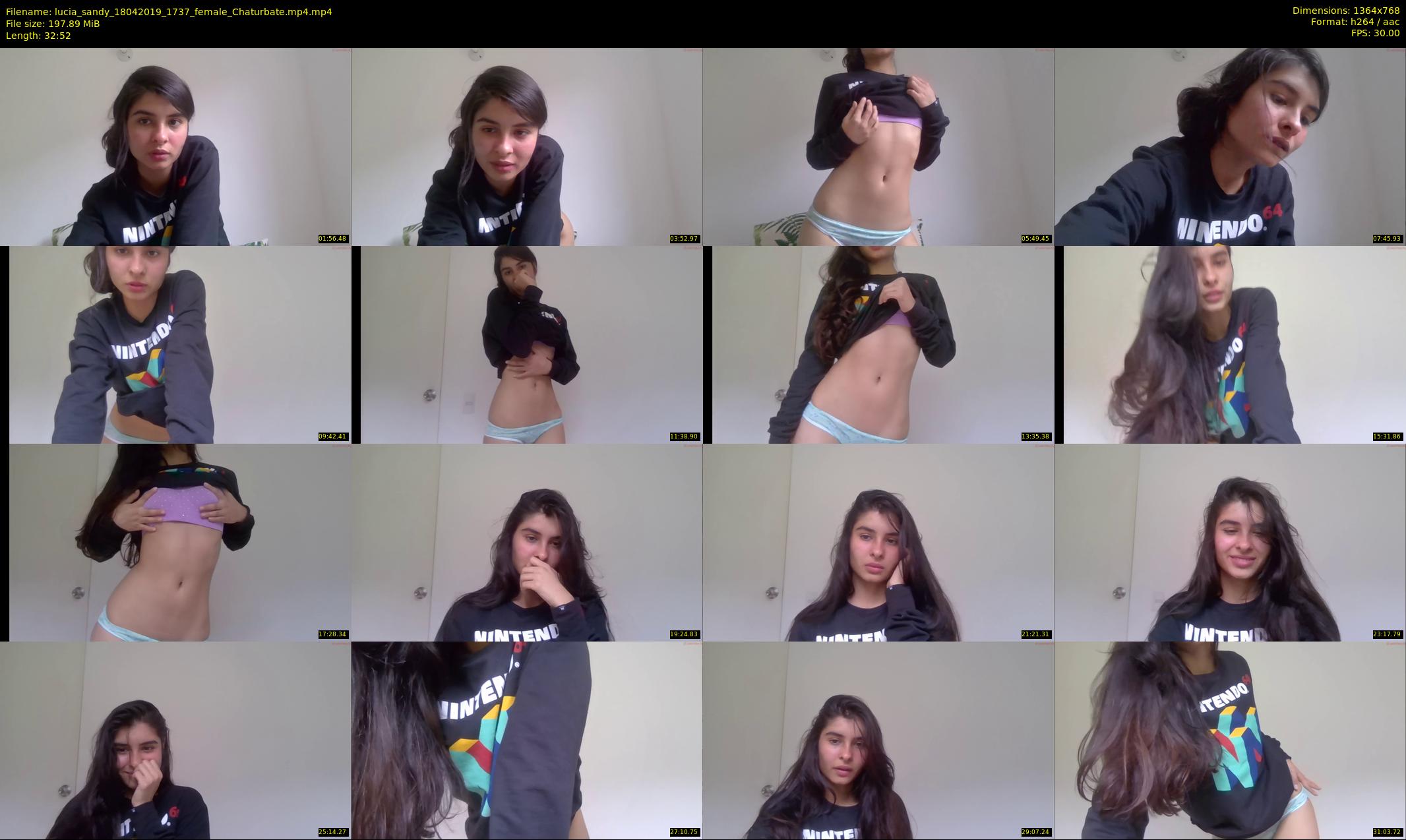lucia_sandy — 33 minute Chaturbate female cam show recording, 720p, Apr 18, 2019