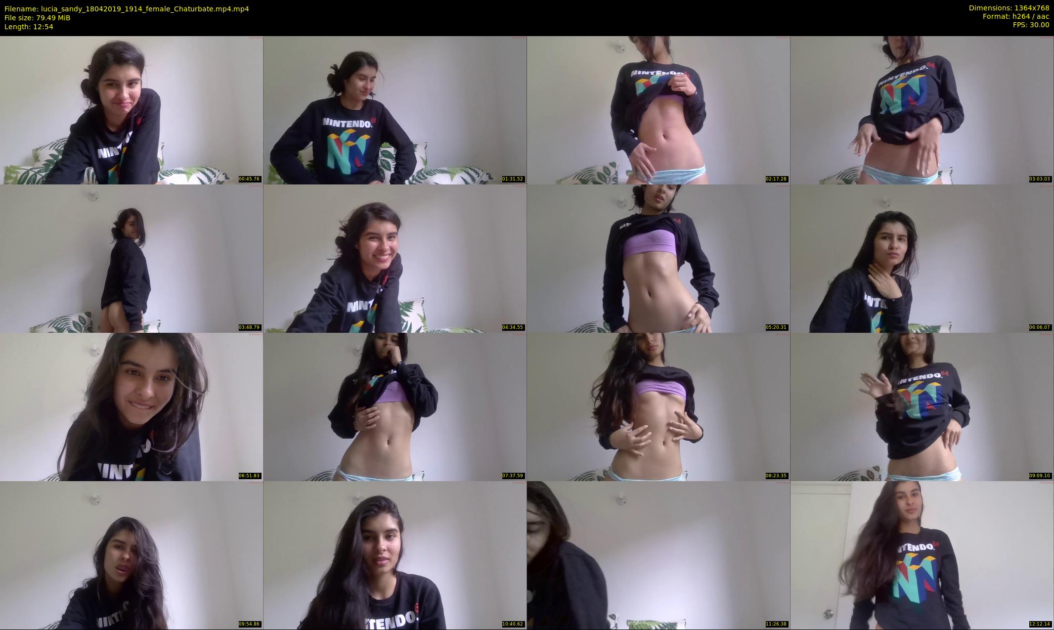 lucia_sandy — 13 minute Chaturbate female cam show recording, 720p, Apr 18, 2019