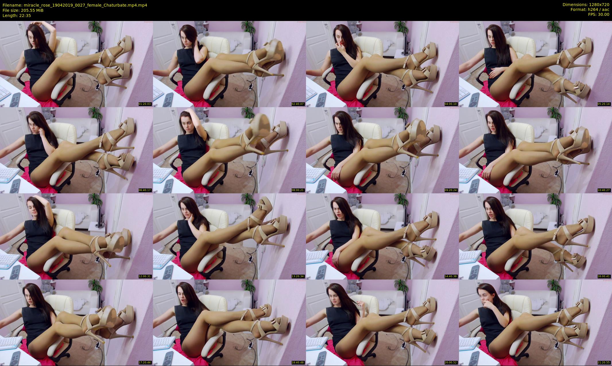 miracle_rose — 23 minute Chaturbate female cam show recording, 720p, Apr 19, 2019