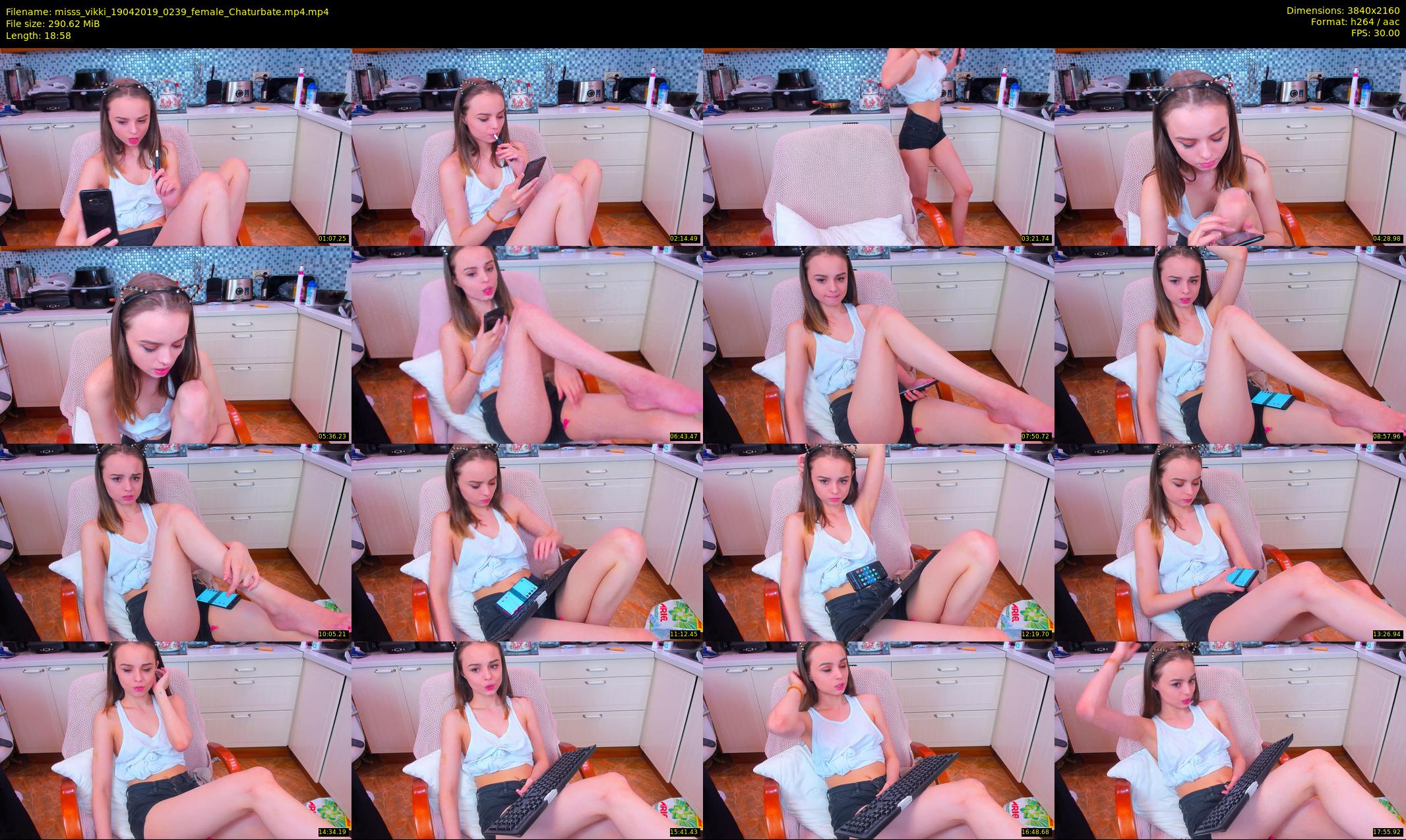 misss_vikki — 19 minute Chaturbate female cam show recording, 4K, Apr 19, 2019