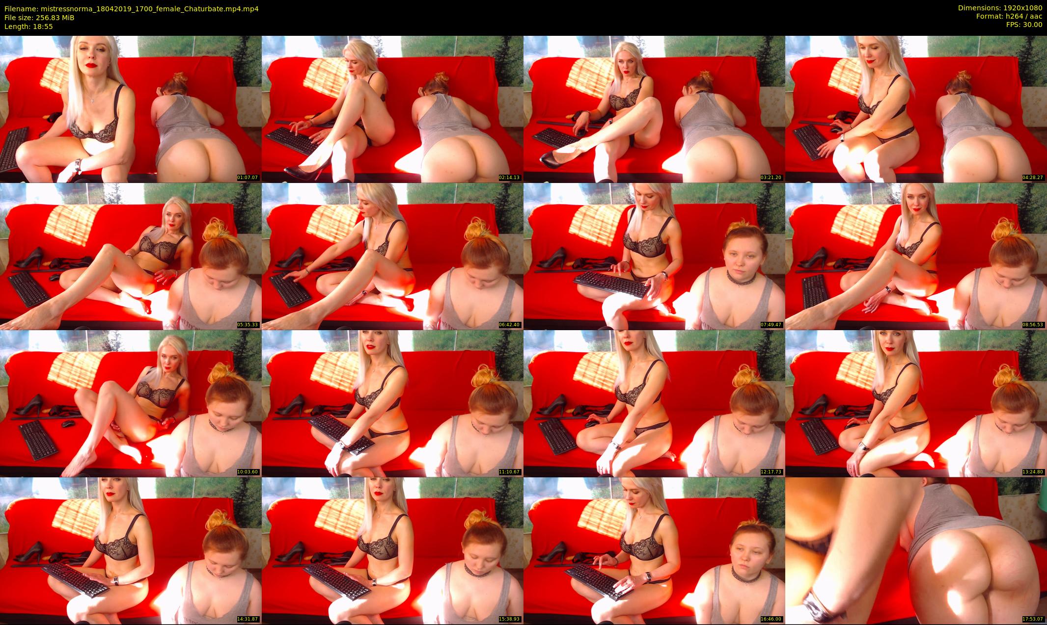 mistressnorma — 19 minute Chaturbate female cam show recording, 1080p, Apr 18, 2019