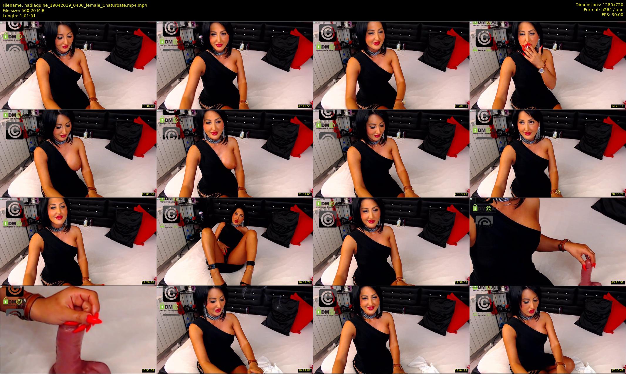 nadiaquine — 62 minute Chaturbate female cam show recording, 720p, Apr 19, 2019
