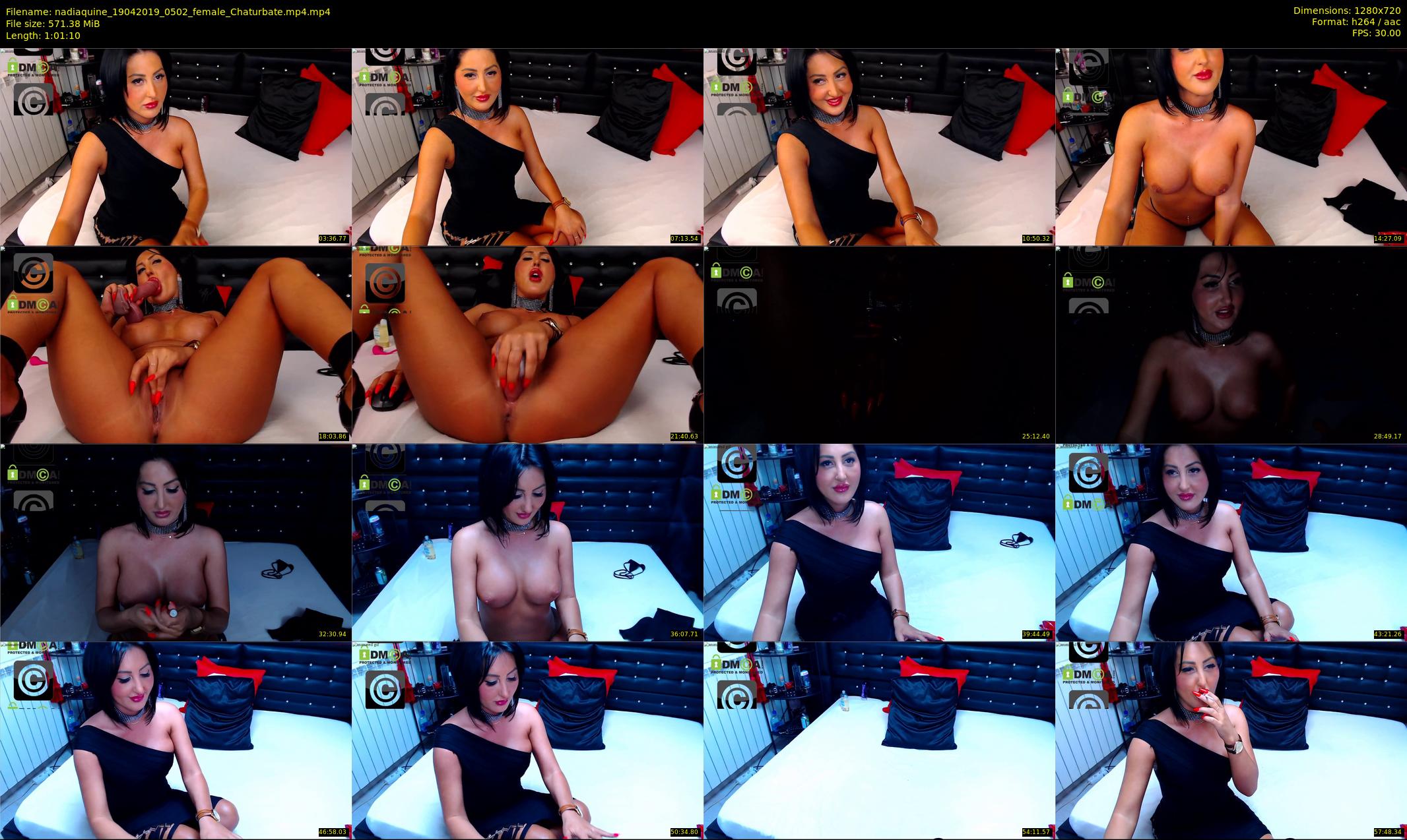 nadiaquine — 62 minute Chaturbate female cam show recording, 720p, Apr 19, 2019