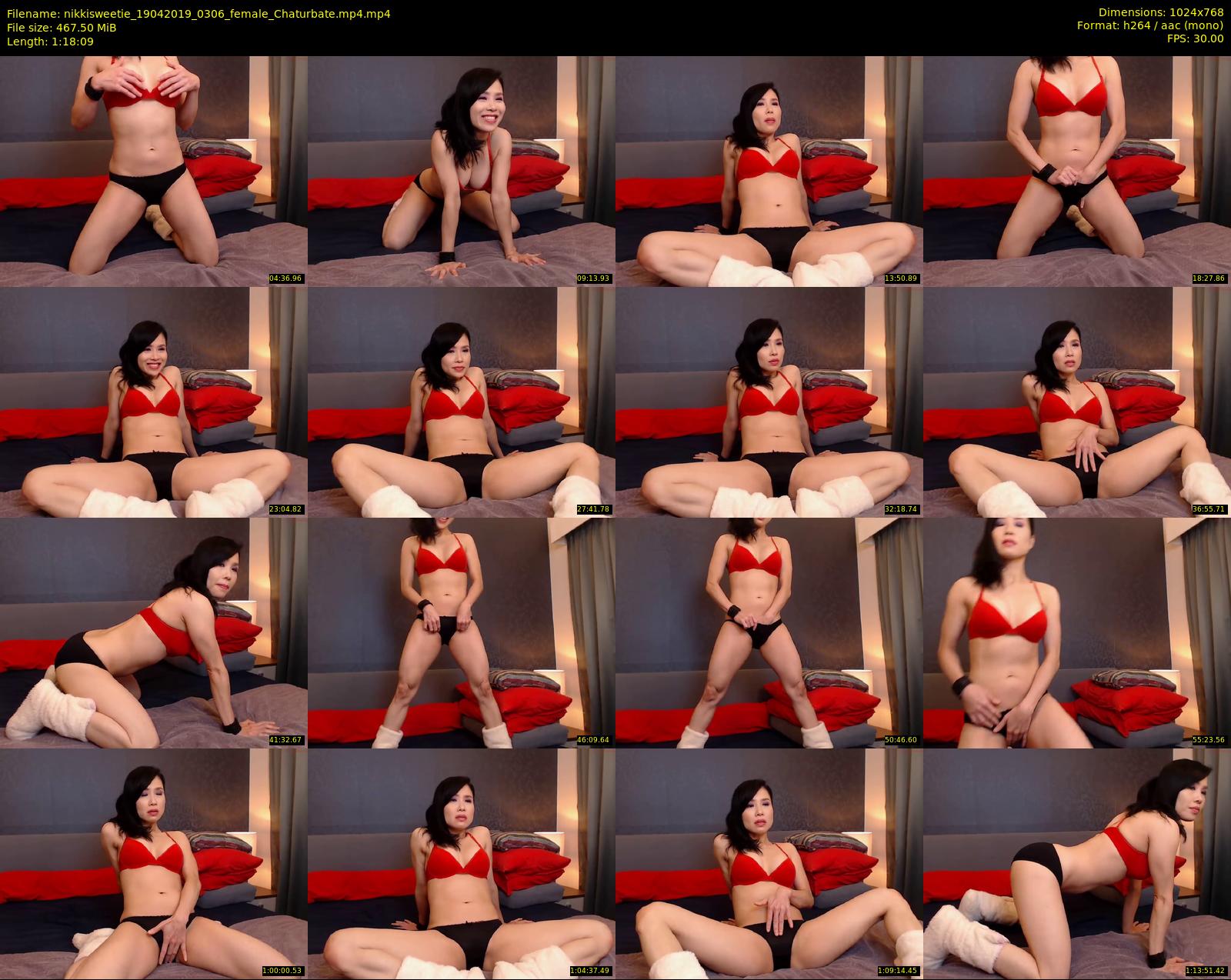 nikkisweetie — 79 minute Chaturbate female cam show recording, 720p, Apr 19, 2019