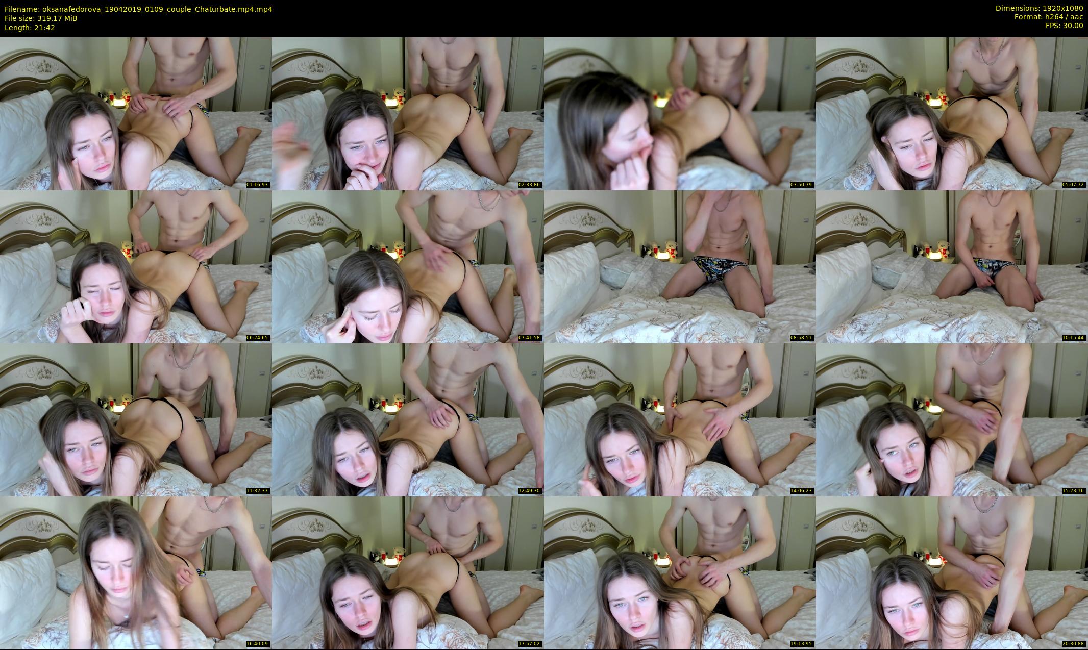 oksanafedorova — 22 minute Chaturbate female cam show recording, 1080p, Apr 19, 2019